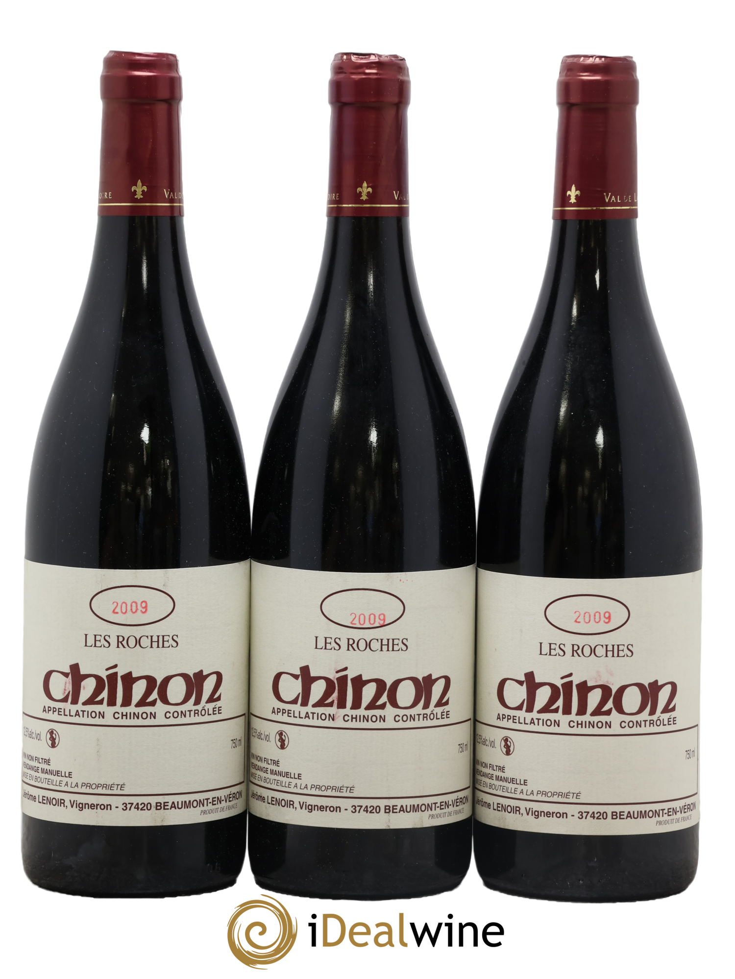 Chinon Les Roches Lenoir (Domaine) 2009 - Posten von 3 Flaschen - 0