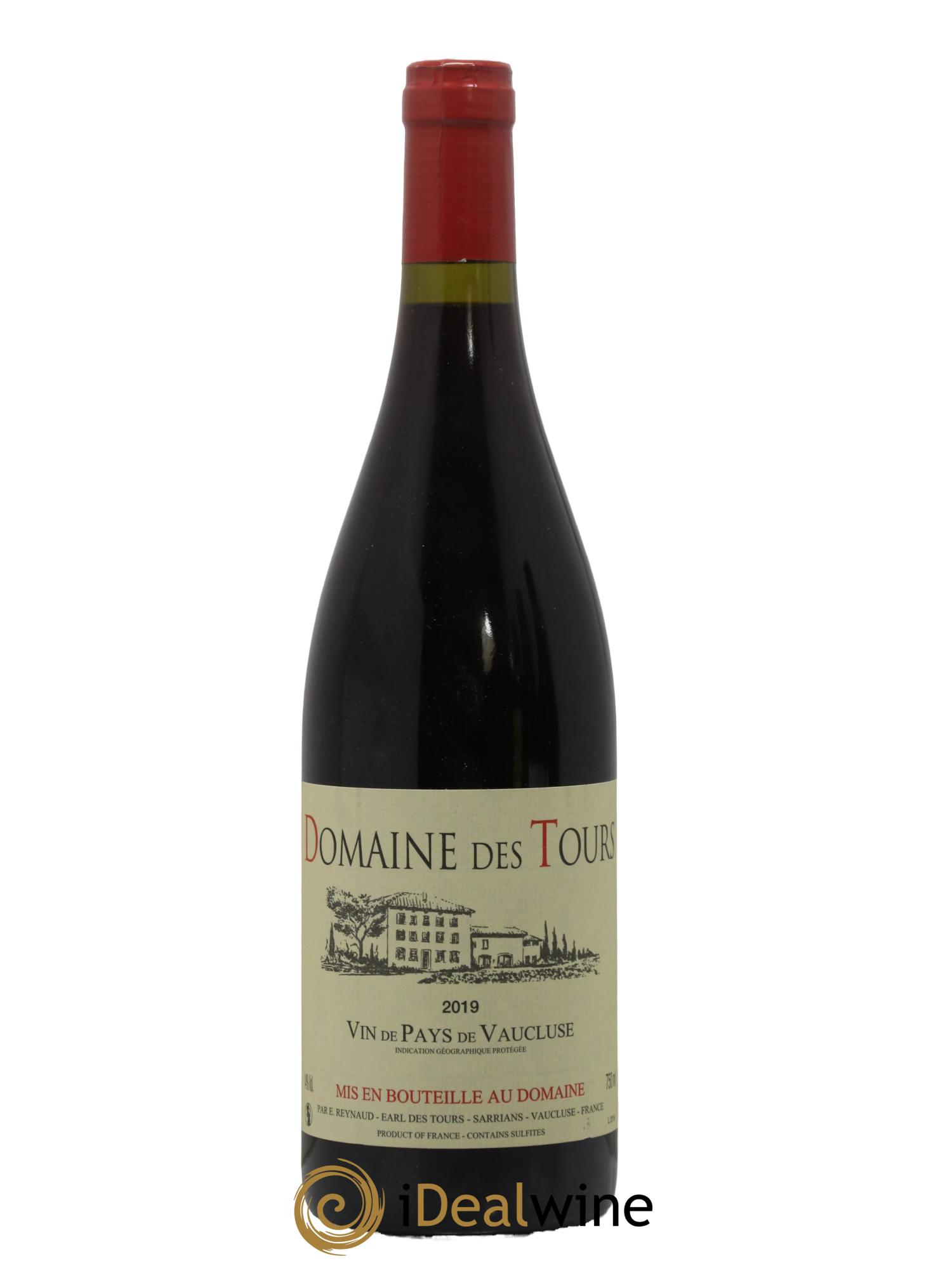 Vaucluse (Vin de Pays de Vaucluse) Domaine des Tours Emmanuel Reynaud 2019 - Lot de 1 bouteille - 0