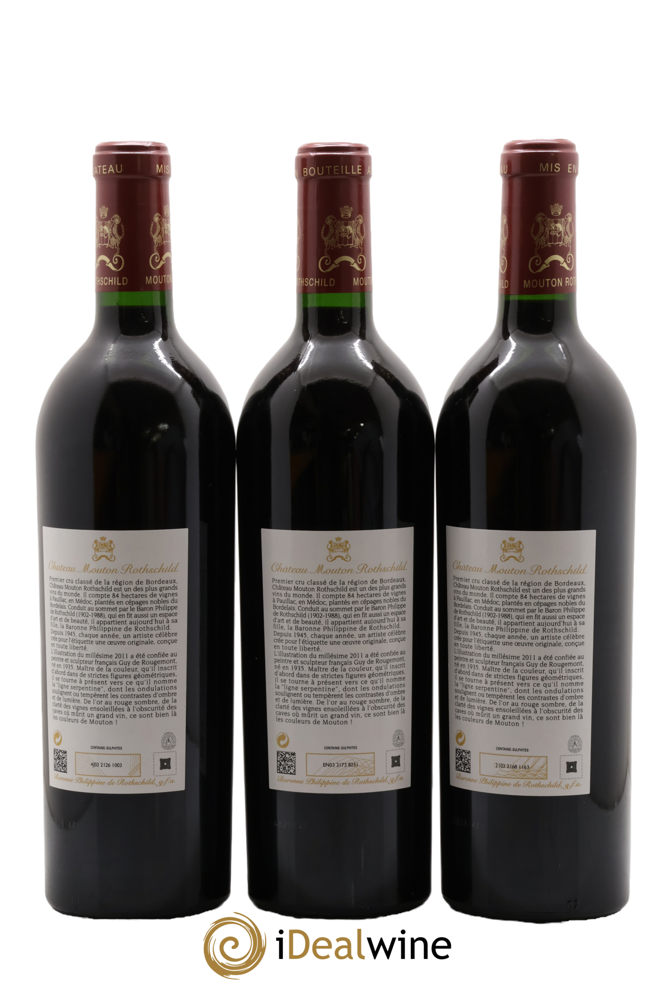 Château Mouton Rothschild 1er Grand Cru Classé 2011 - Lotto di 6 bottiglie - 4