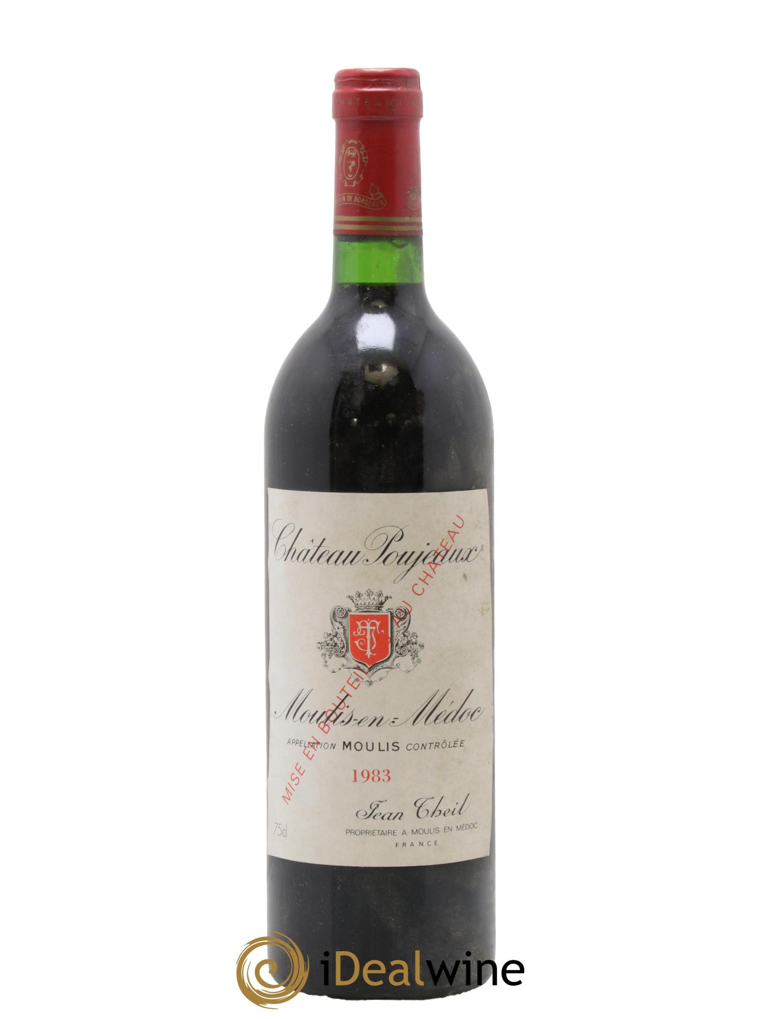 Château Poujeaux 1983 - Lot de 1 bouteille - 0
