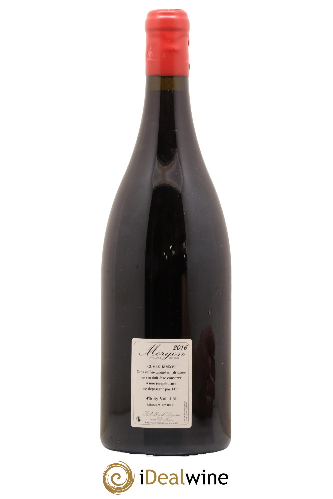 Morgon Cuvée Marcel Lapierre Marcel Lapierre (Domaine) 2016 - Lot de 1 magnum - 1