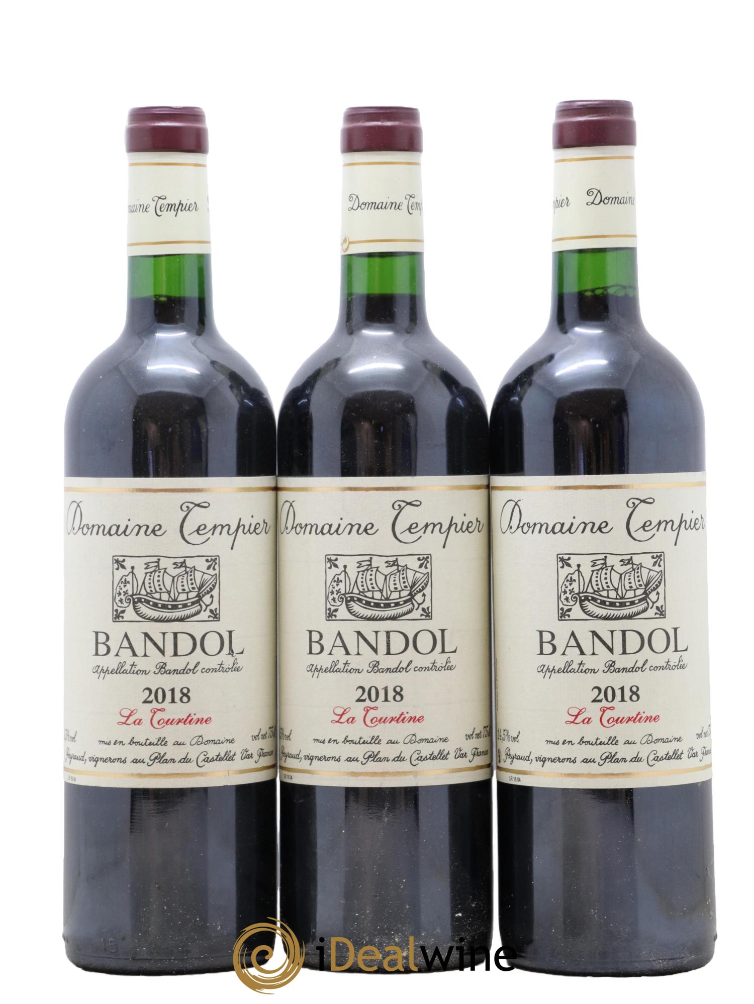 Bandol Domaine Tempier La Tourtine Famille Peyraud 2018 - Lot de 3 bouteilles - 0