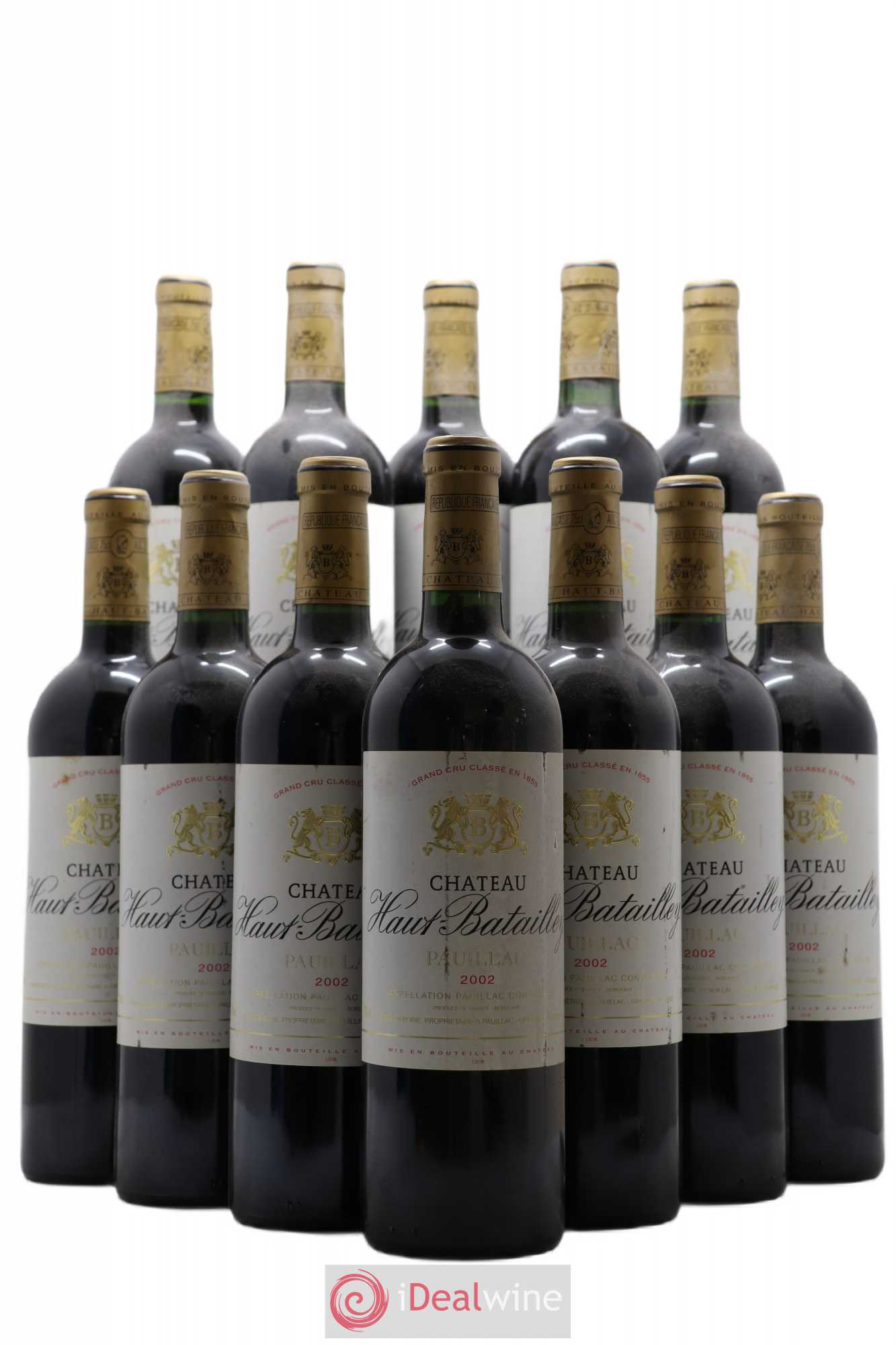 Château Haut Batailley 5ème Grand Cru Classé 2002 - Lot de 12 bouteilles - 0