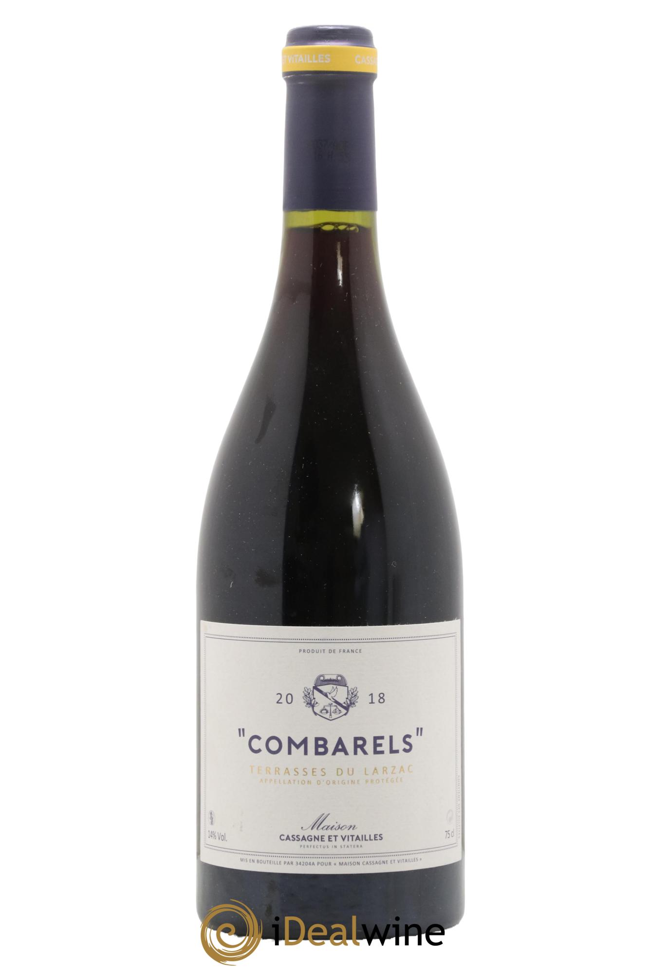 Coteaux du Languedoc Terrasses du Larzac Combarels Cassagne et Vitailles 2018 - Lot de 1 bouteille - 0