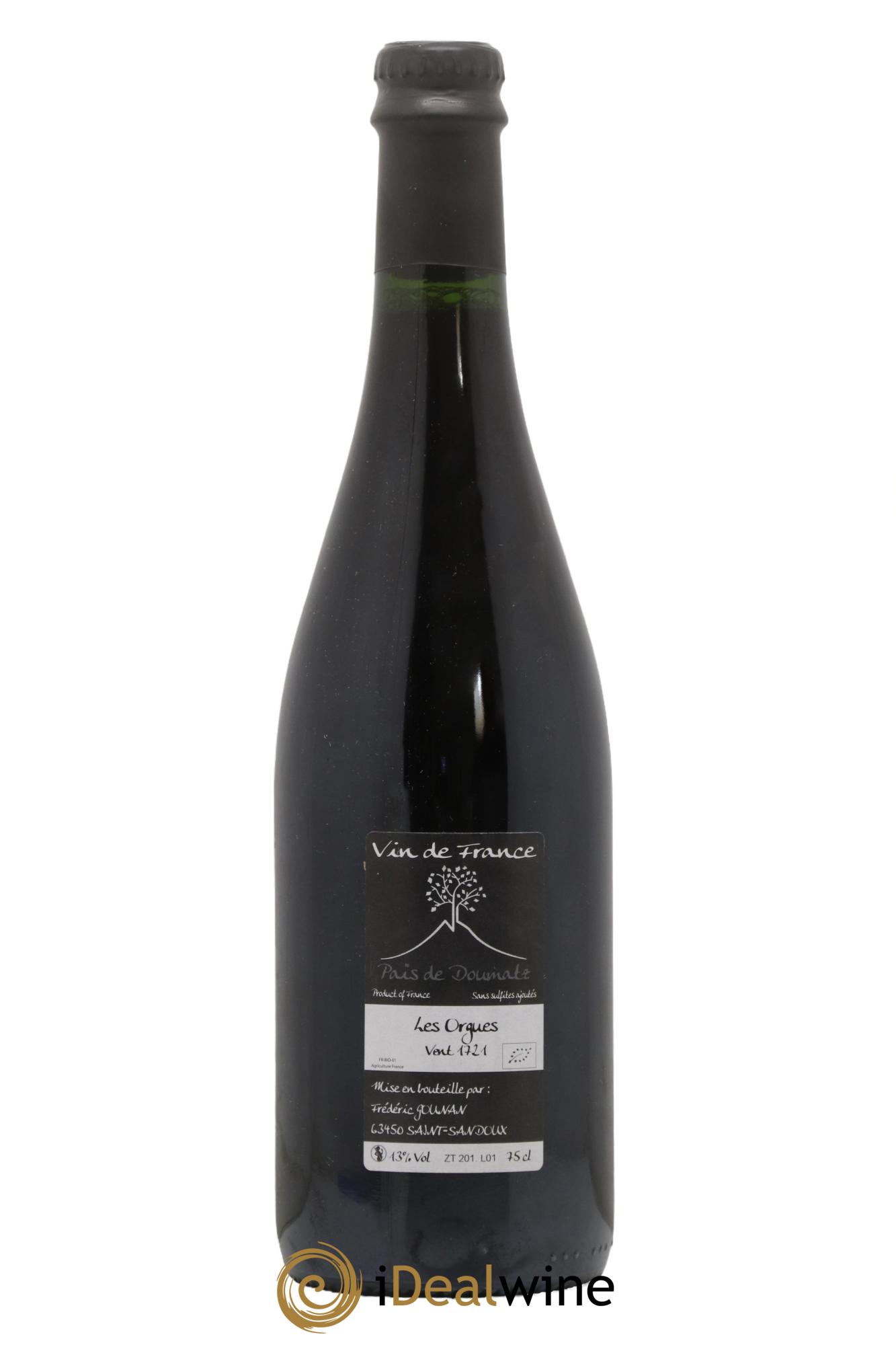 Vin de France Les Orgues Vignoble de l'Arbre Blanc 2017 - Lot de 1 bouteille - 1