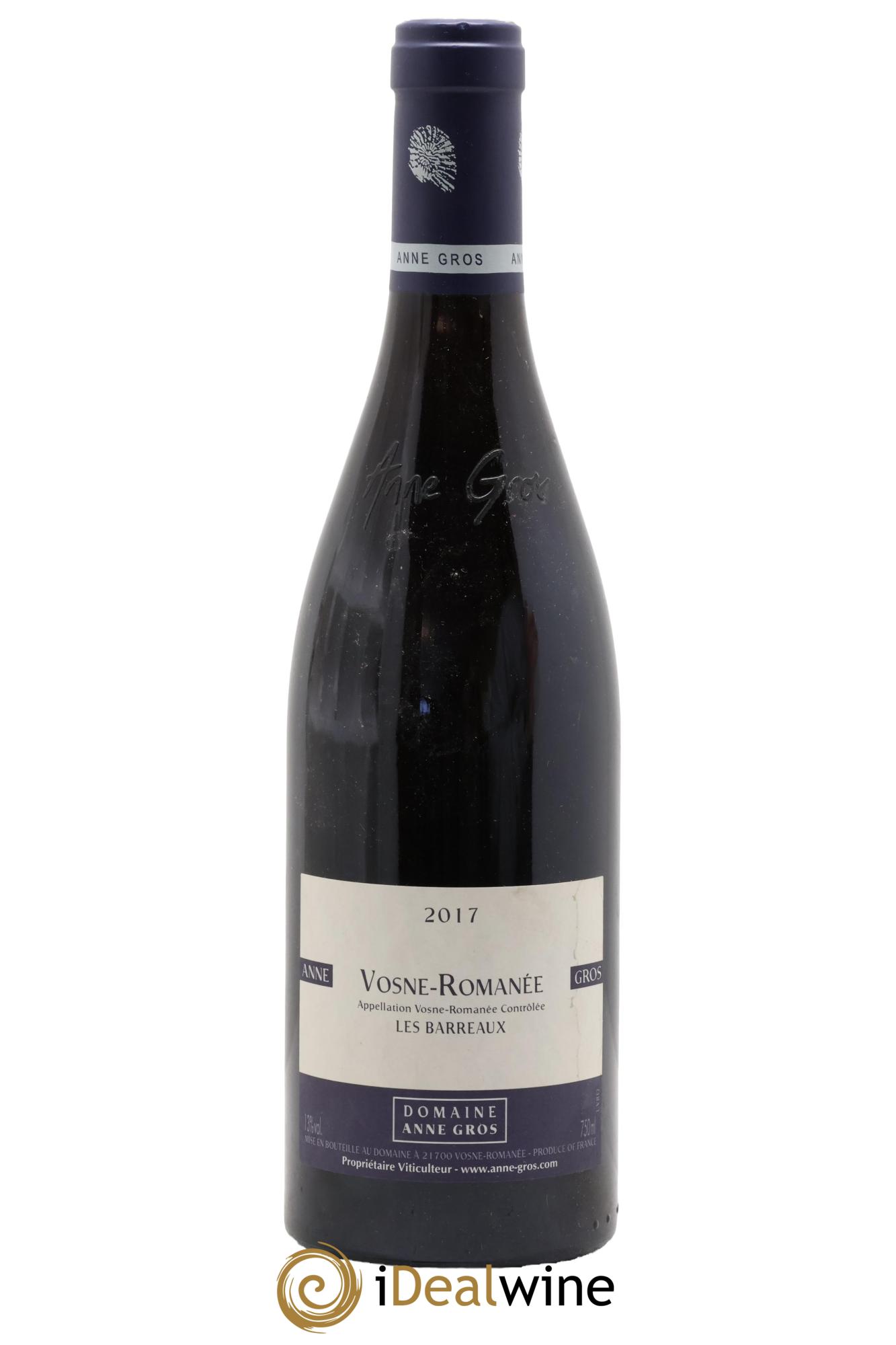 Vosne-Romanée Les Barreaux Anne Gros 2017 - Lot of 1 bottle - 0