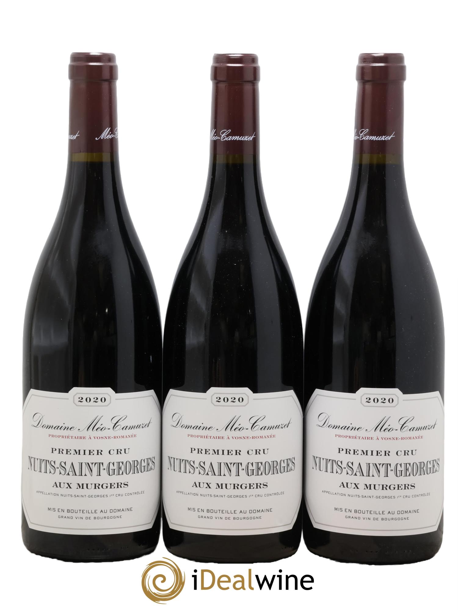 Nuits-Saint-Georges 1er Cru Aux Murgers Méo-Camuzet (Domaine) 2020 - Lotto di 3 bottiglie - 0