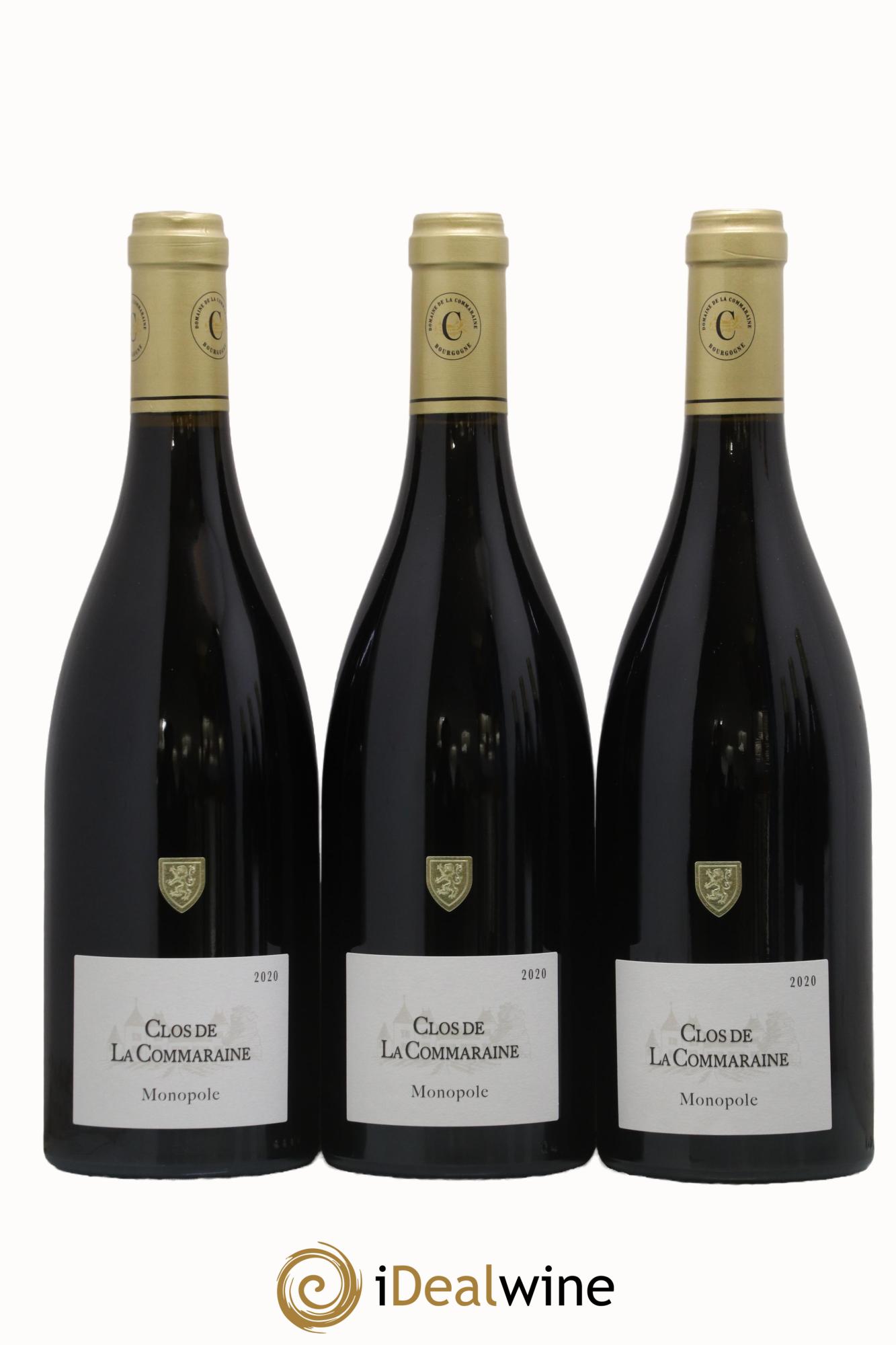 Pommard 1er Cru Clos de la Commaraine Domaine de la Commaraine 2020 - Lot de 3 bouteilles - 0