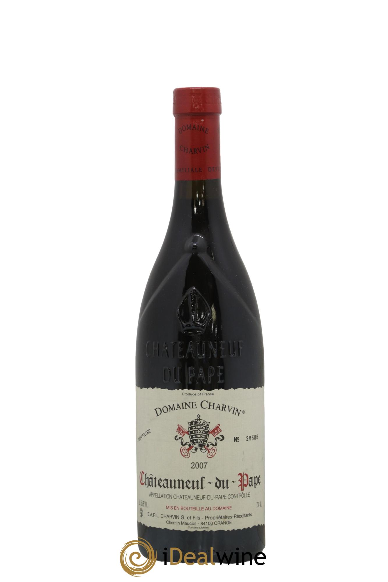Châteauneuf-du-Pape Charvin (Domaine) 2007 - Lot of 1 bottle - 0