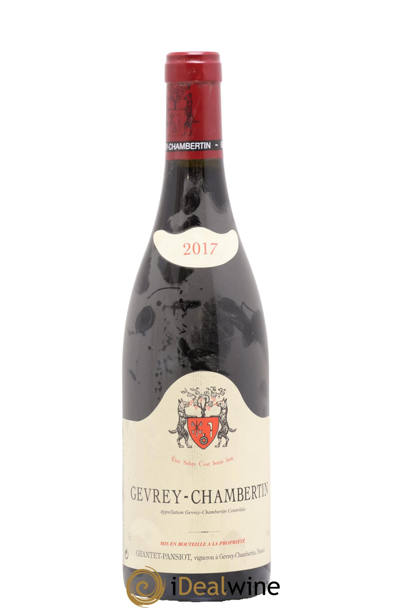 Gevrey-Chambertin Geantet-Pansiot 2017 - Lot of 1 bottle - 0