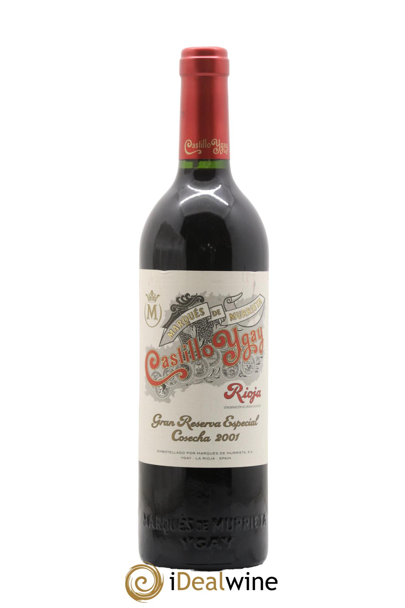 Rioja DOCA Castillo Ygay Gran Reserva Especial Marqués de Murrieta 2001 - Lotto di 1 bottiglia - 0