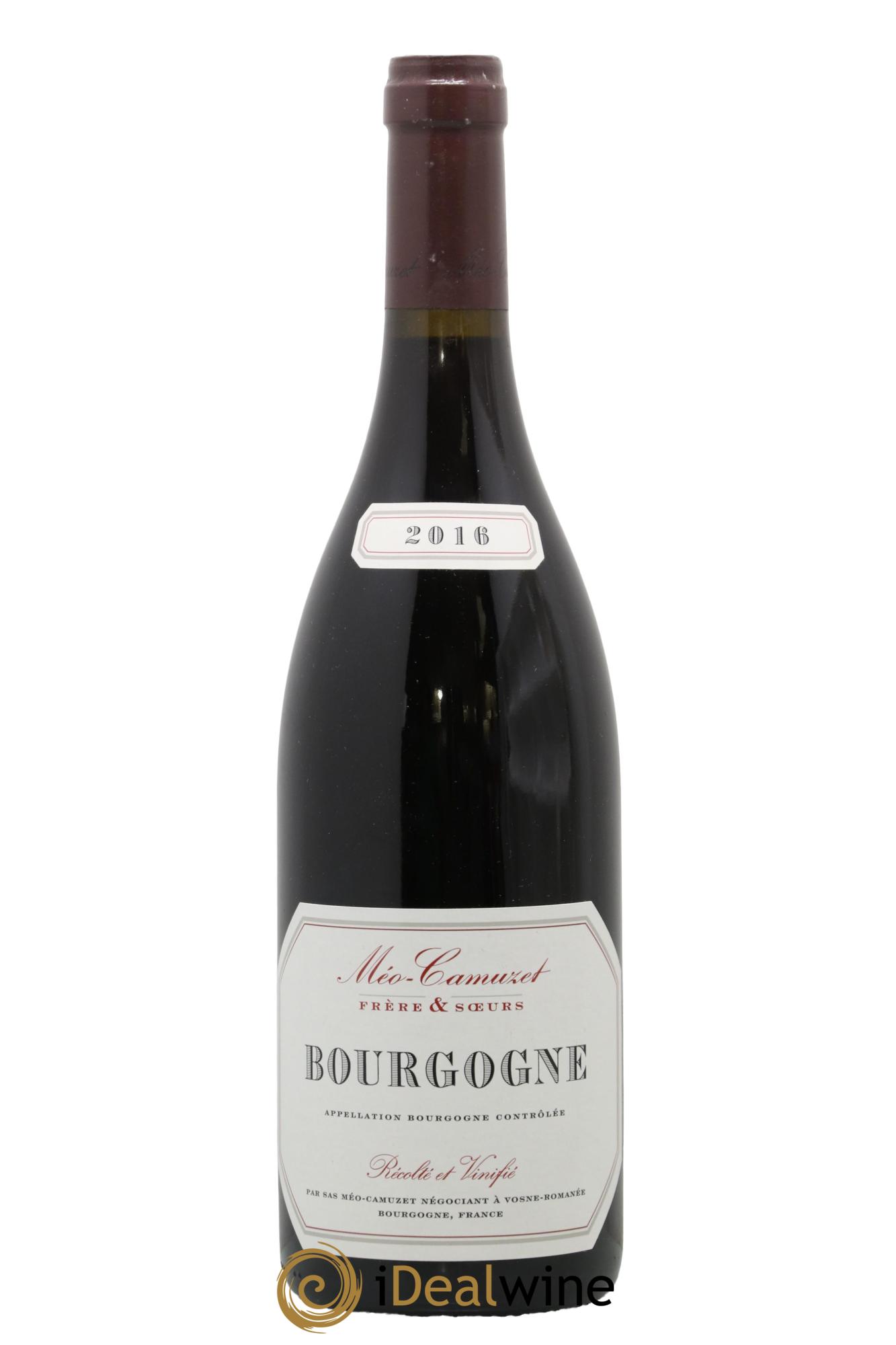 Bourgogne Méo-Camuzet (Domaine) 2016 - Lotto di 1 bottiglia - 0