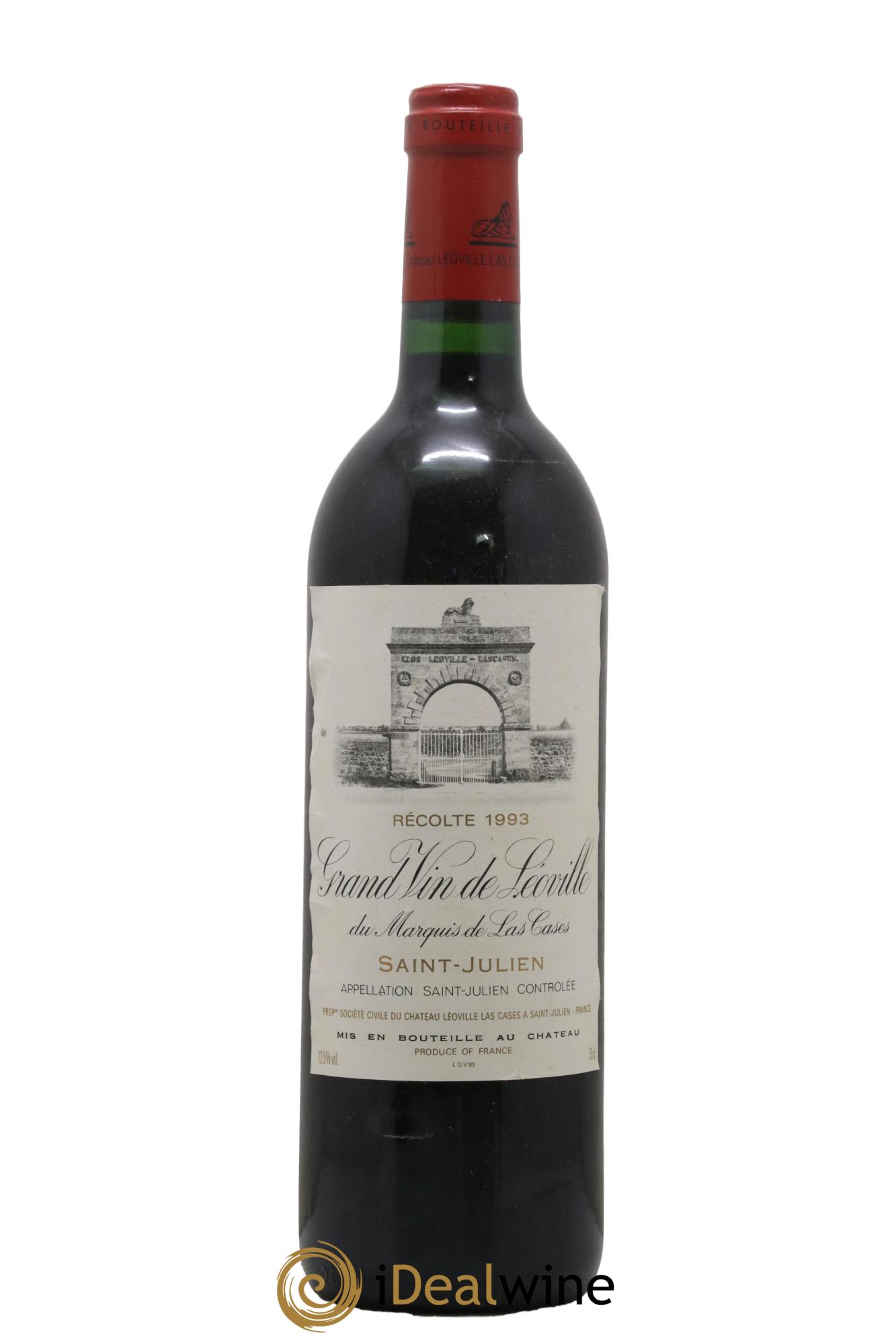 Château Léoville Las Cases 2ème Grand Cru Classé 1993 - Lot de 1 bouteille - 0