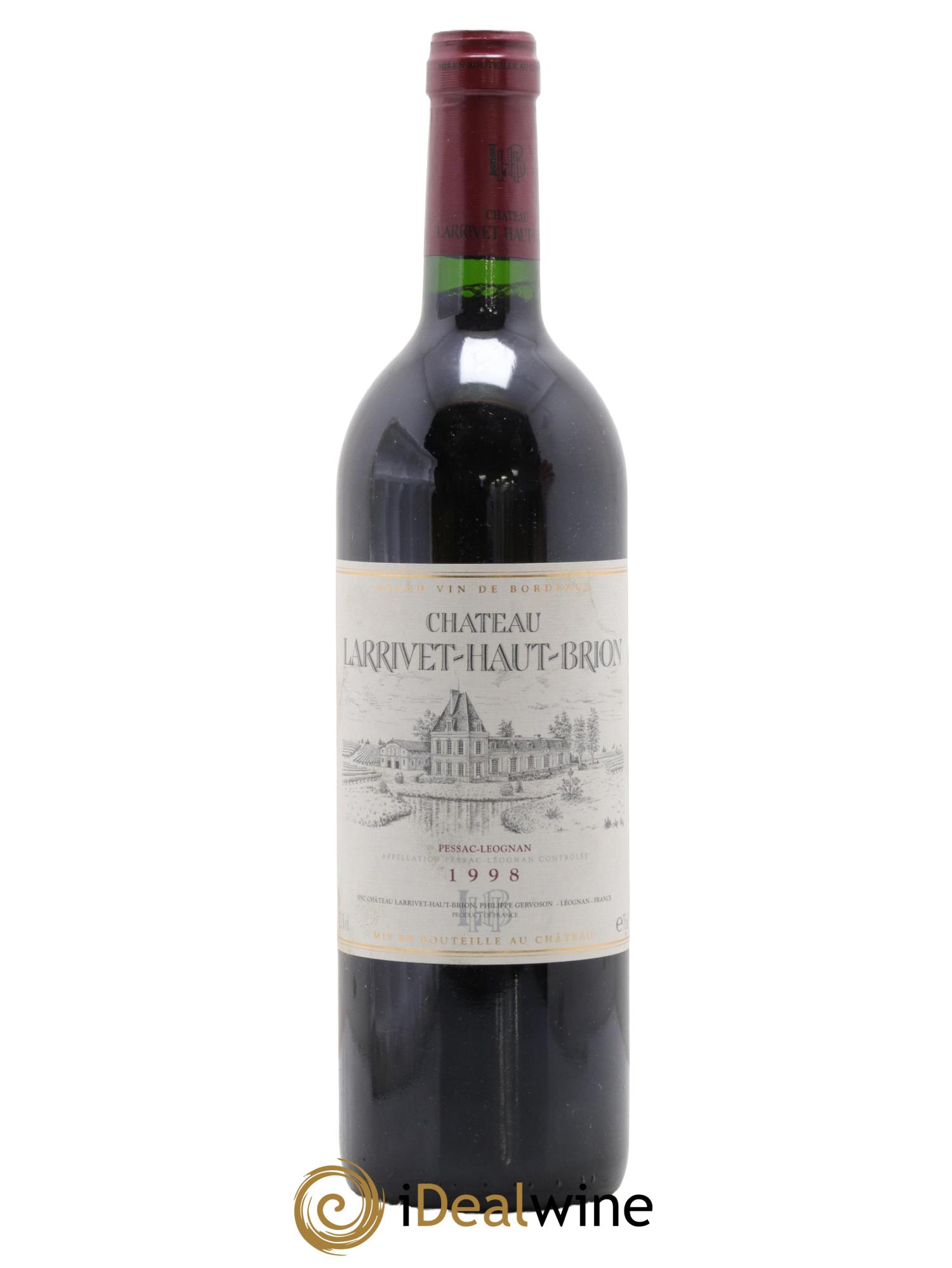 Château Larrivet Haut-Brion 1998 - Lot of 1 bottle - 0