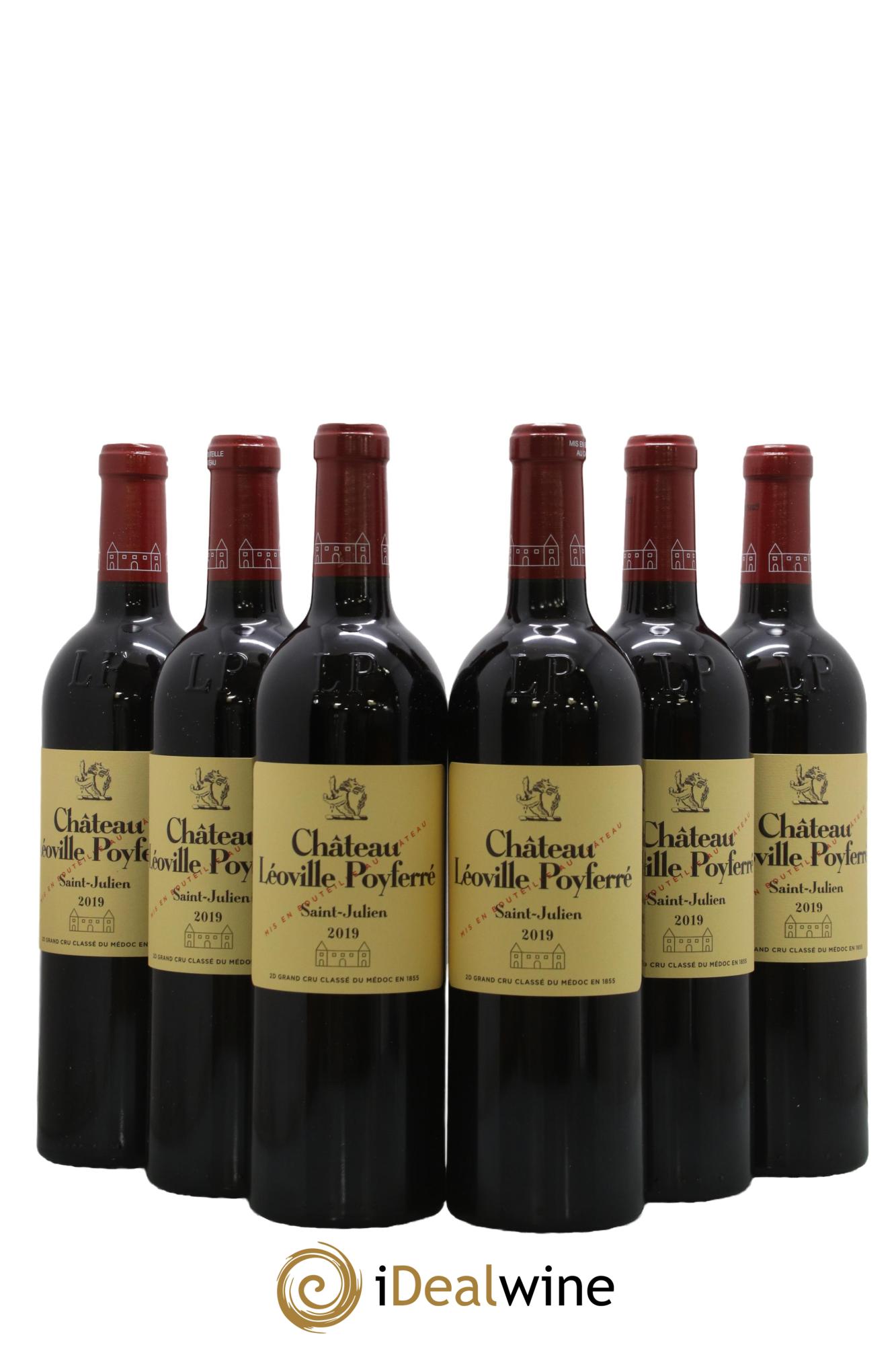 Château Léoville Poyferré 2ème Grand Cru Classé 2019 - Posten von 6 Flaschen - 0