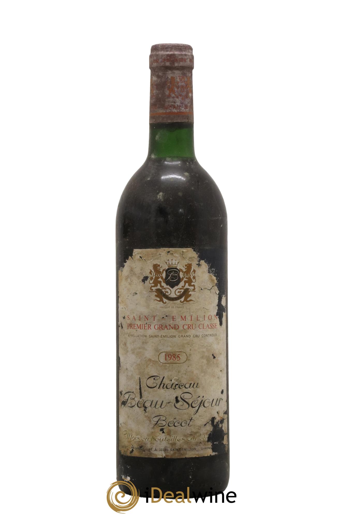 Château Beau-Séjour Bécot 1er Grand Cru Classé B 1985 - Lot of 1 bottle - 0