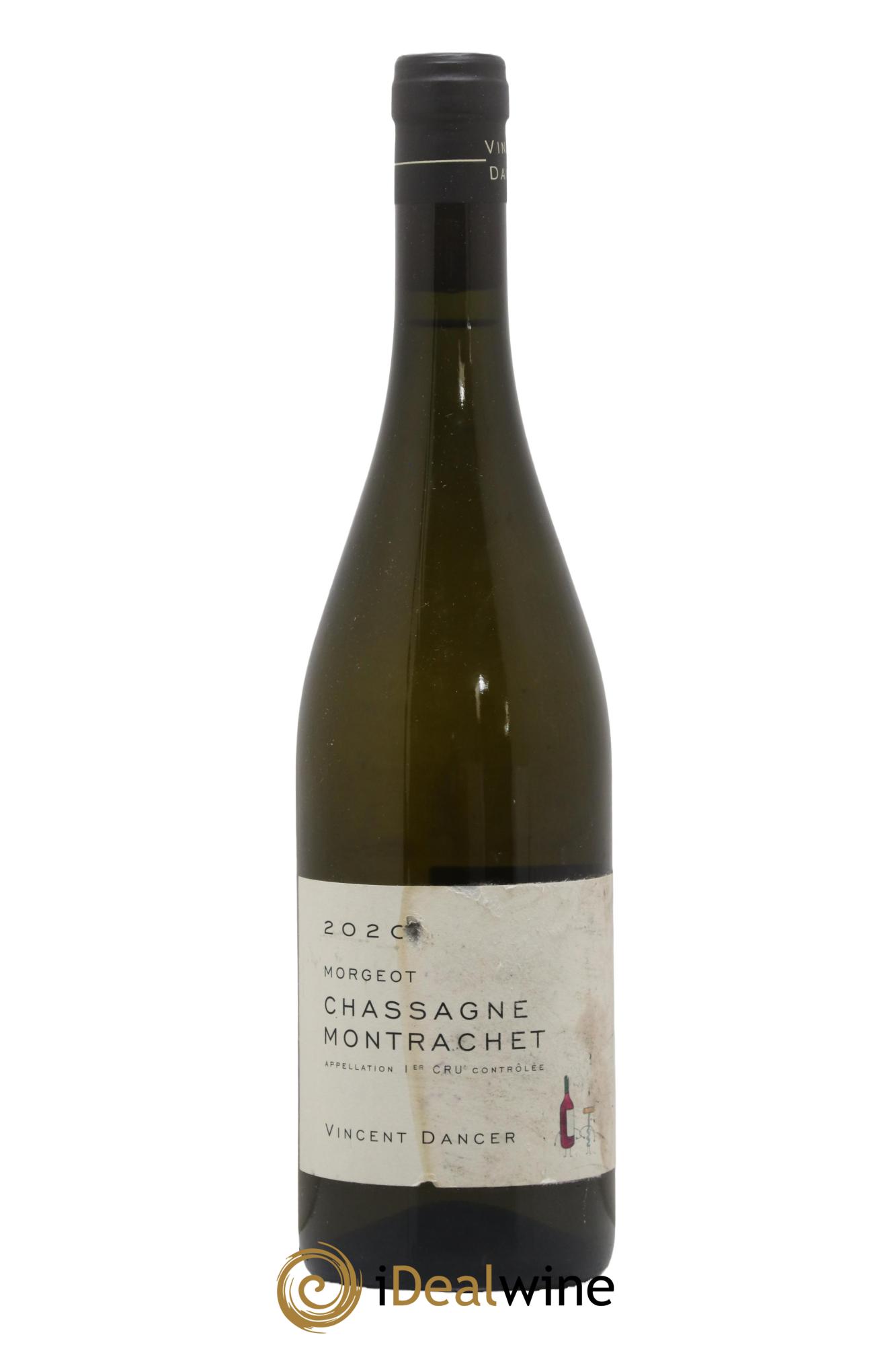 Chassagne-Montrachet 1er Cru Morgeot Vincent Dancer 2020 - Lot de 1 bouteille - 0