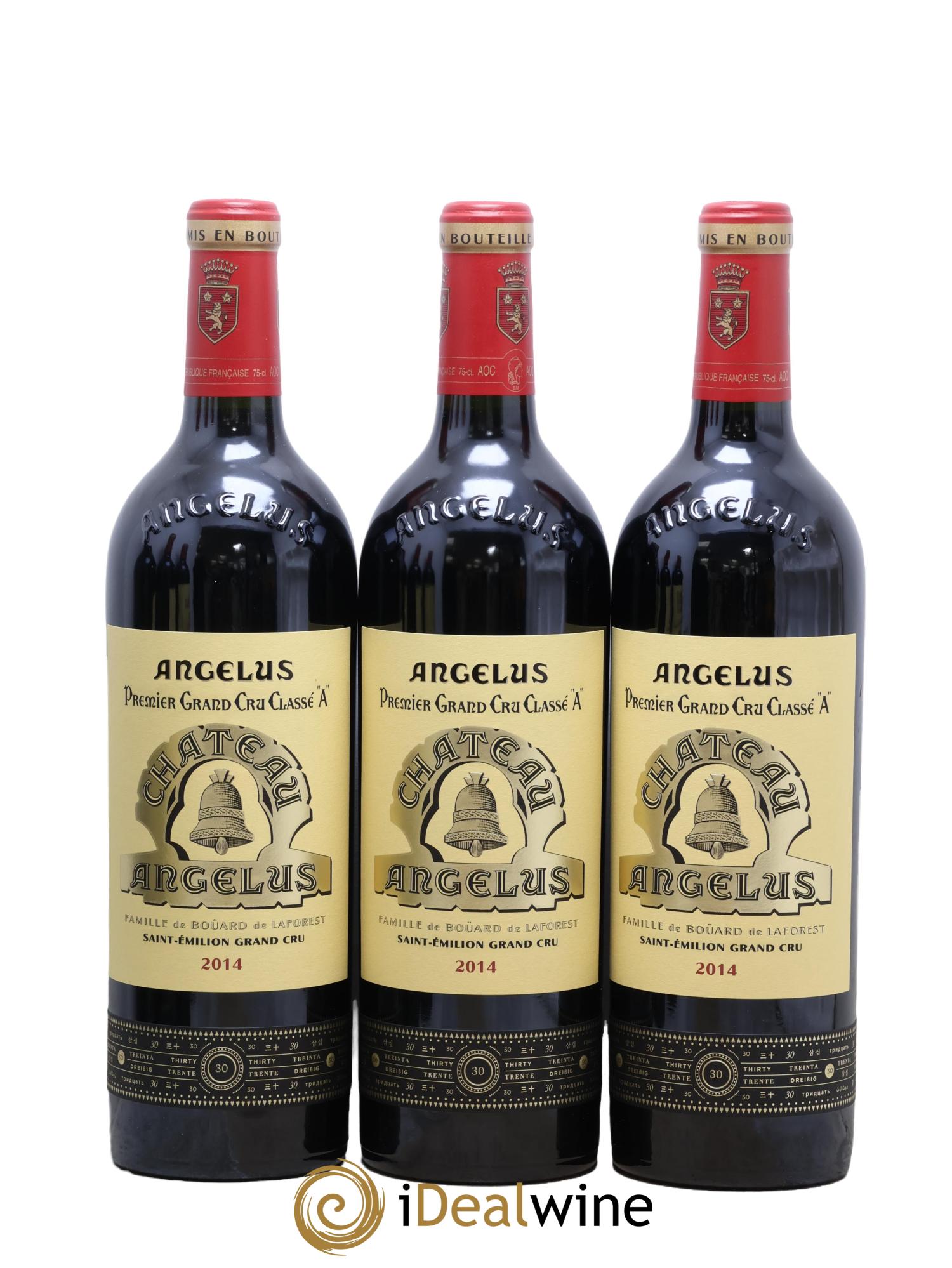 Château Angélus 1er Grand Cru Classé A 2014 - Lot de 6 bouteilles - 1