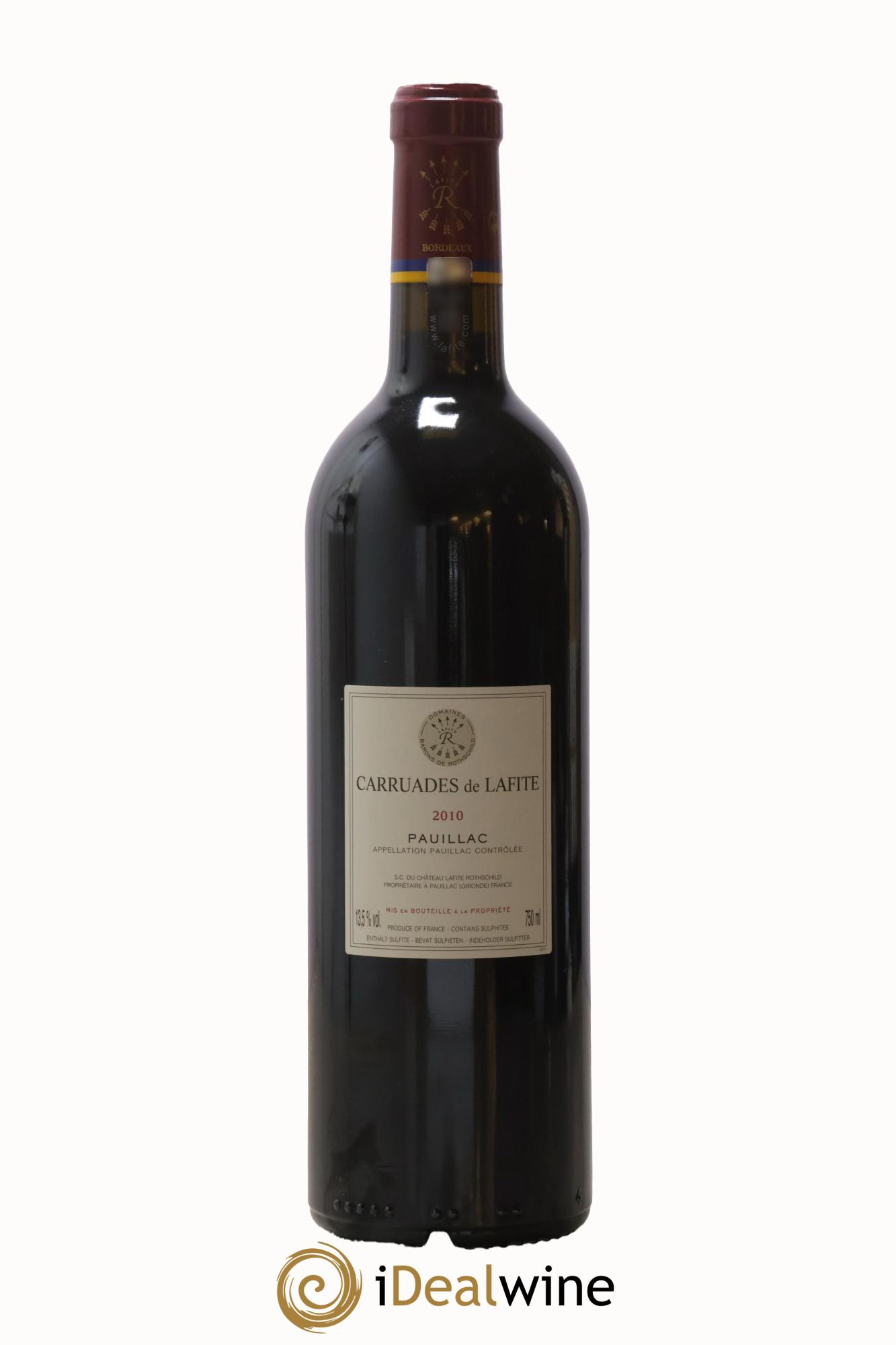 Carruades de Lafite Rothschild Second Vin 2010 - Lot de 1 bouteille - 1