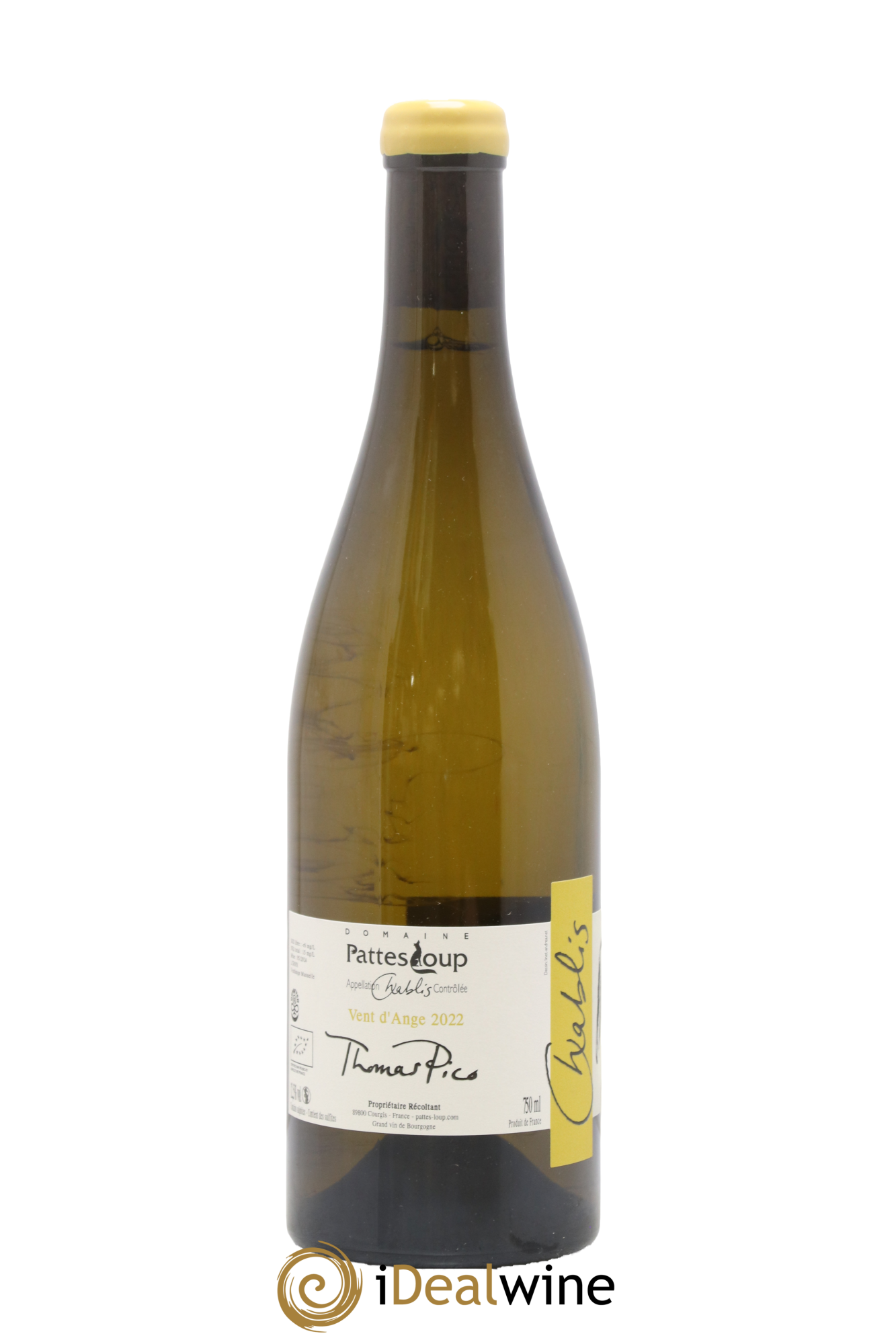 Chablis Vent d'Ange Pattes Loup (Domaine) 2022 - Lotto di 1 bottiglia - 1