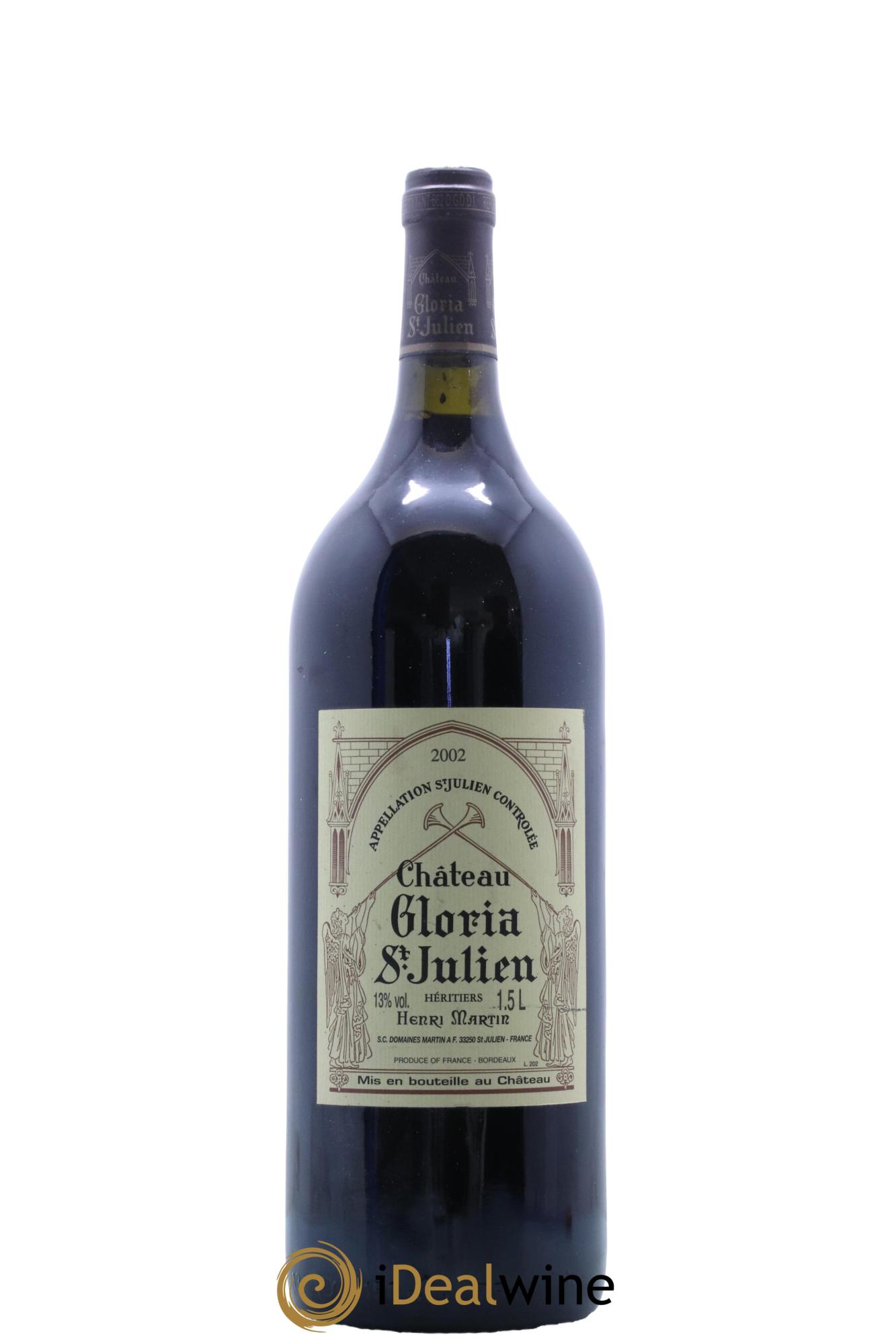 Château Gloria 2002 - Lot de 1 magnum - 0