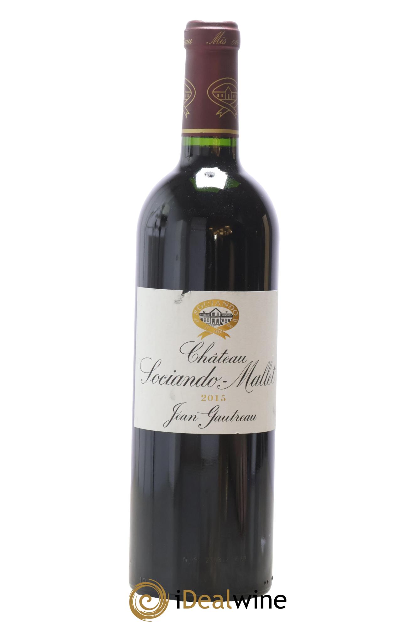 Château Sociando Mallet 2015 - Lot of 1 bottle - 0