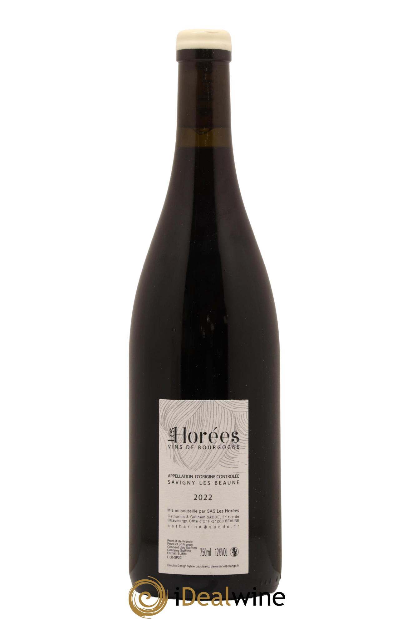 Savigny-lès-Beaune Les Plaisirs et les jours Les Horées Les Plaisirs et les Jours Les Horees 2022 - Lot de 1 bouteille - 1