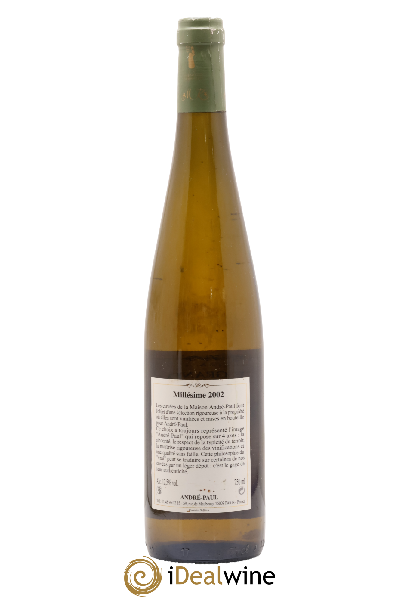 Alsace Gewurztraminer Grand Cru Sporen Vieilles Vignes Domaine Mittnacht Klack 2002 - Lot of 1 bottle - 1
