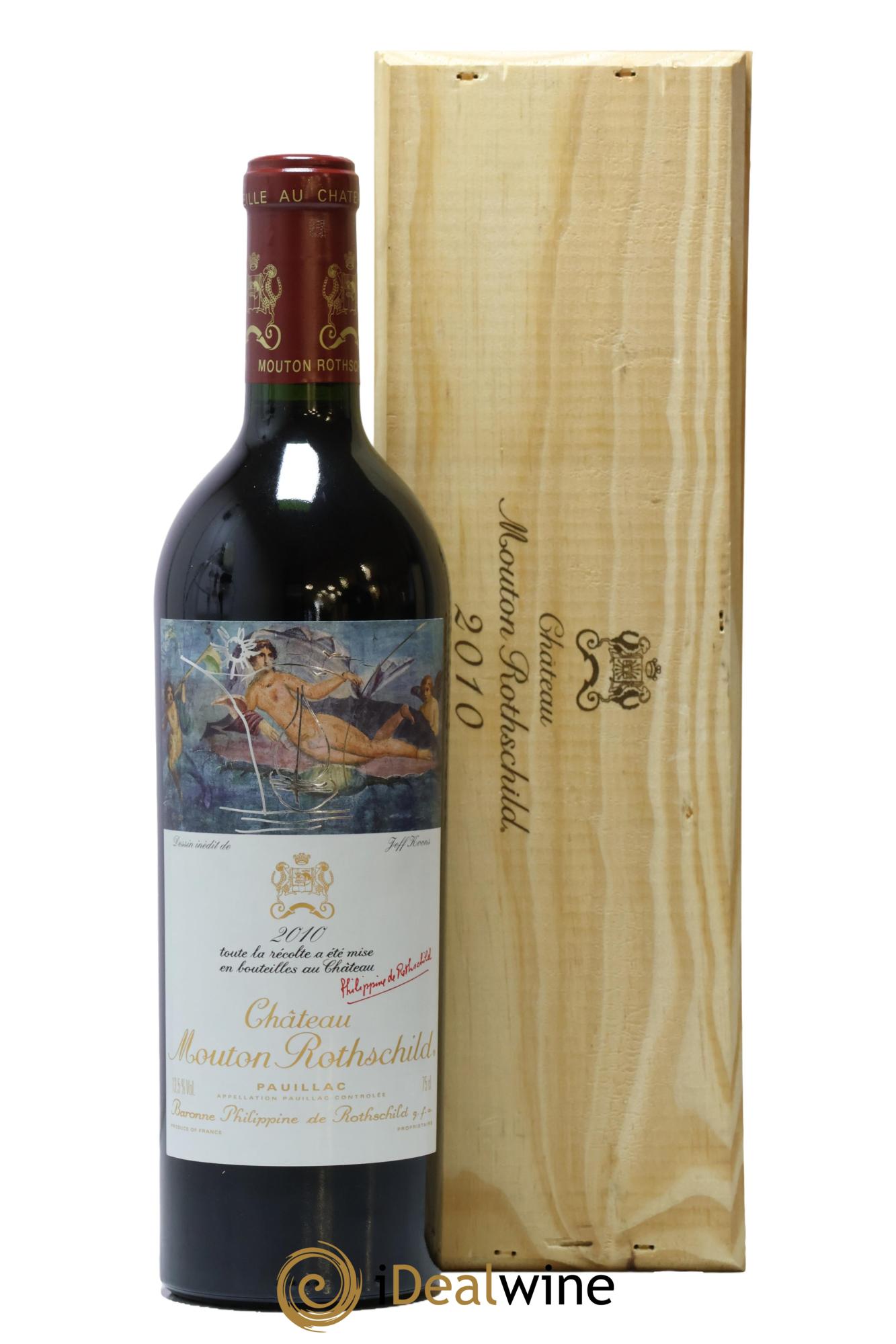 Château Mouton Rothschild 1er Grand Cru Classé 2010 - Lot de 1 bouteille - 0