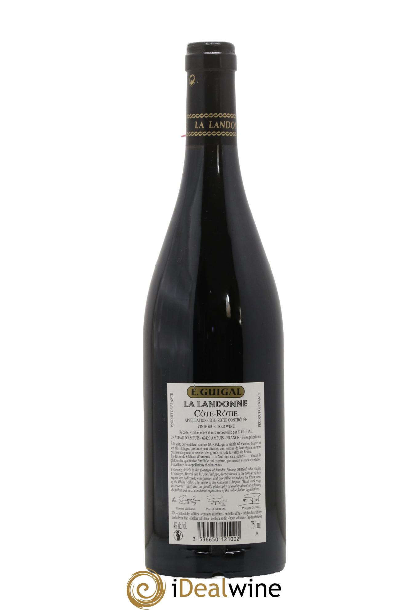 Côte-Rôtie La Landonne Guigal 2015 - Lot de 1 bouteille - 1