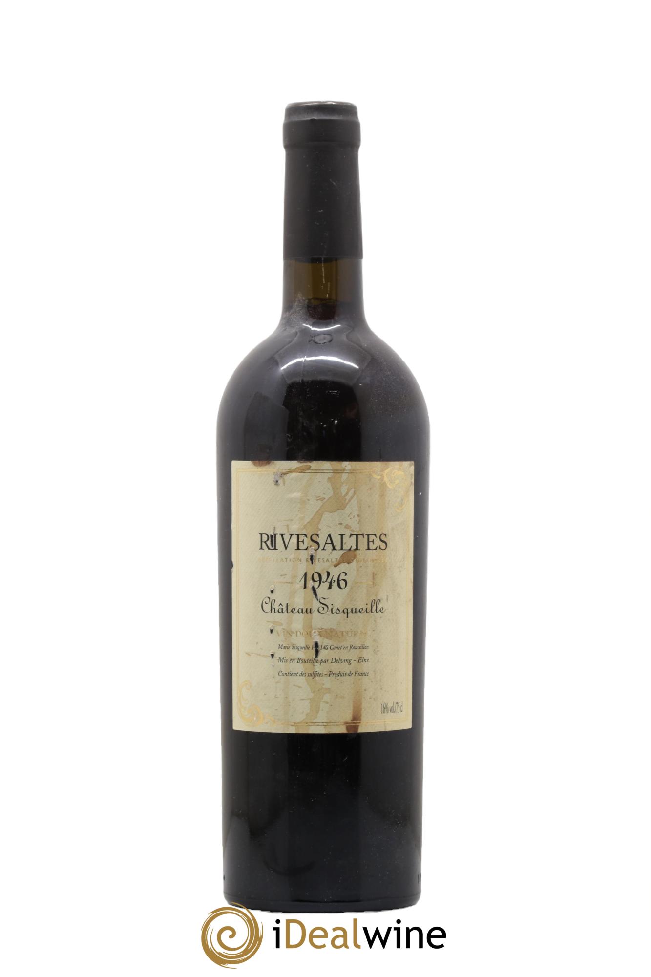 Rivesaltes Château Sisqueille 1946 - Lotto di 1 bottiglia - 0
