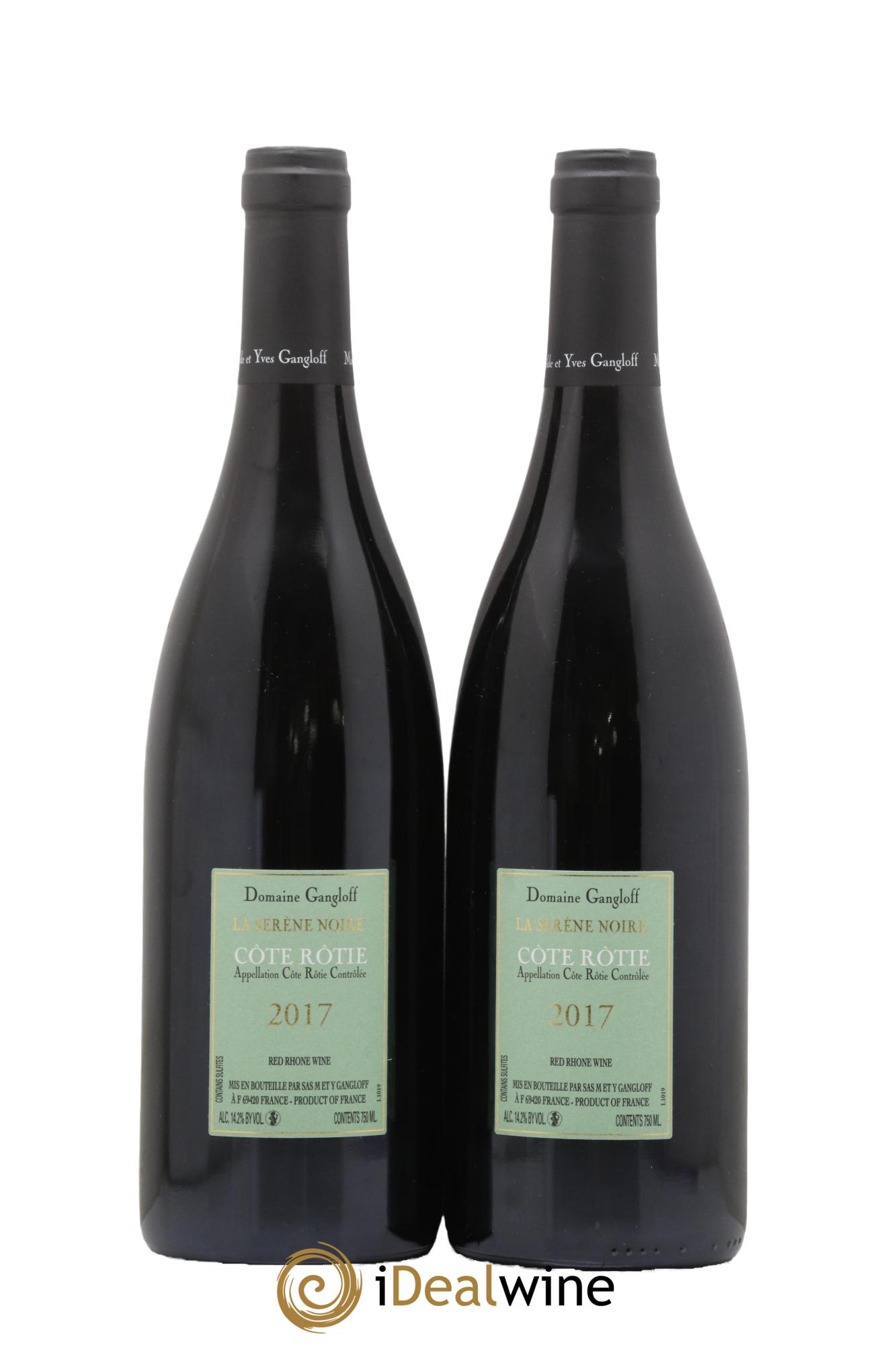 Côte-Rôtie La Sereine Noire Gangloff (Domaine) 2017 - Lot de 2 bouteilles - 1