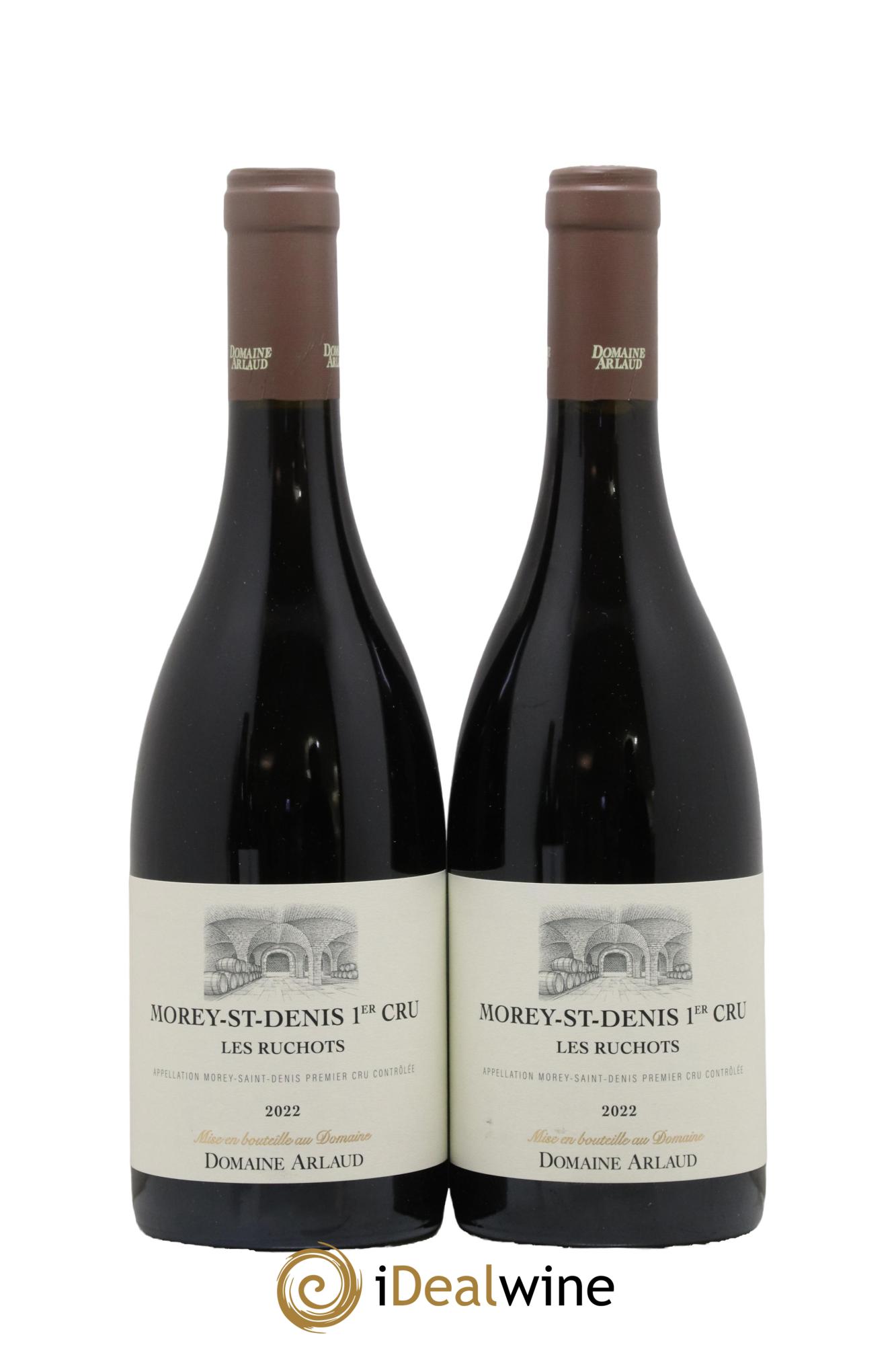 Morey-Saint-Denis 1er Cru Les Ruchots Arlaud 2022 - Lot de 2 bouteilles - 0