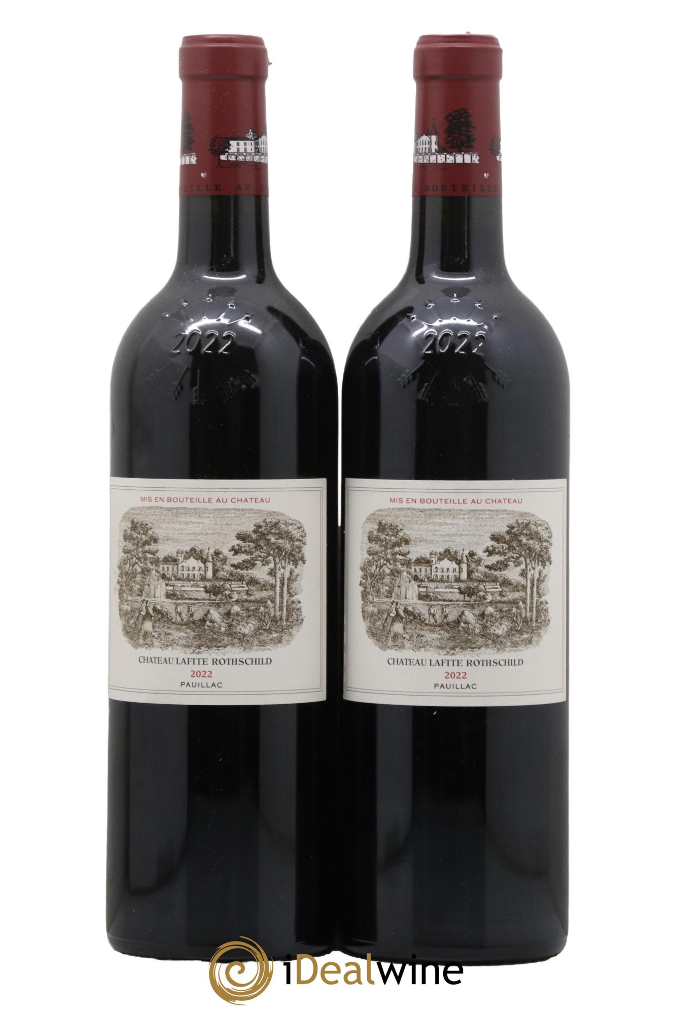 Château Lafite Rothschild 1er Grand Cru Classé 2022 - Posten von 2 Flaschen - 0