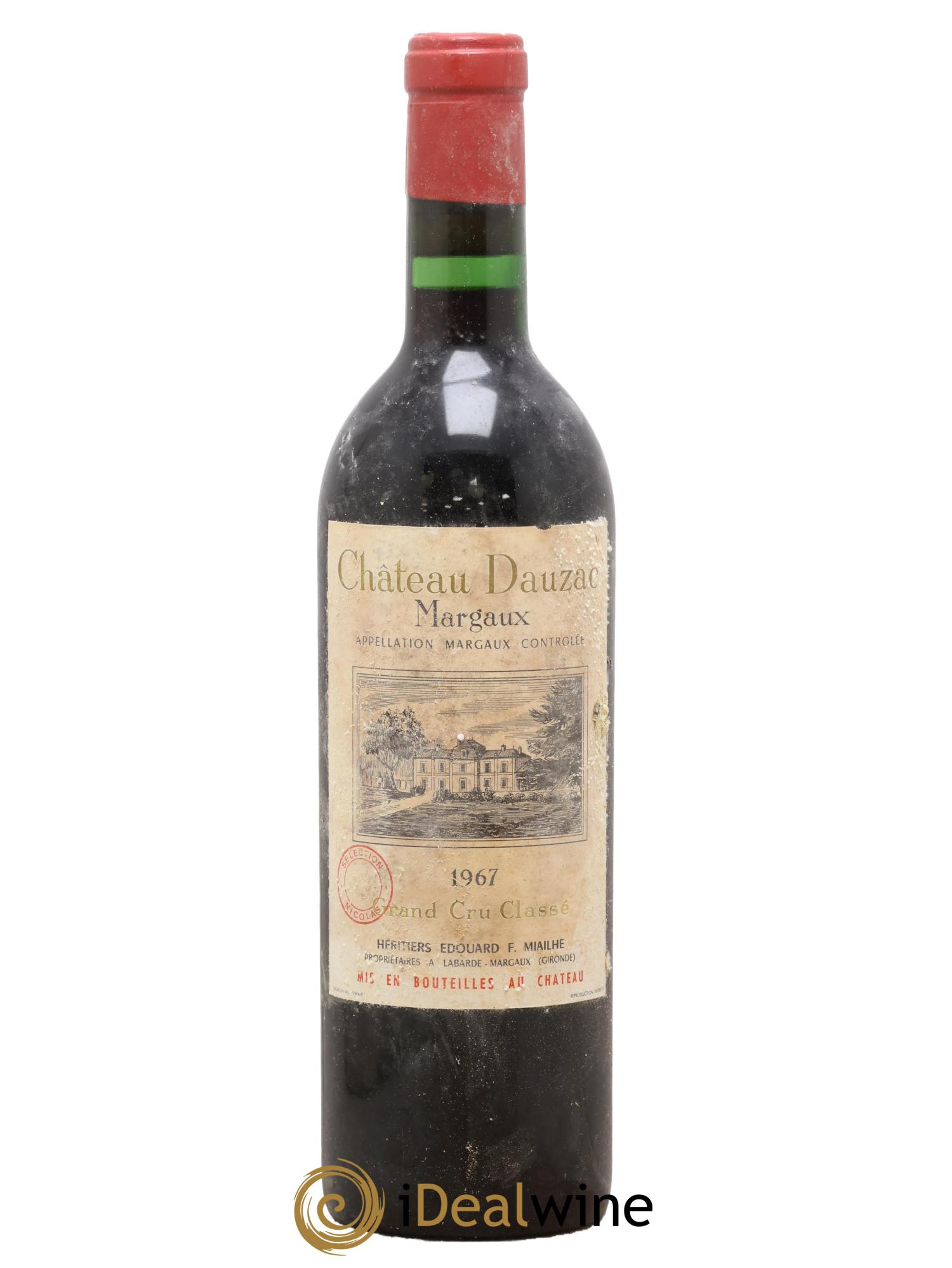 Château Dauzac 5ème Grand Cru Classé 1967 - Lot de 1 bouteille - 0