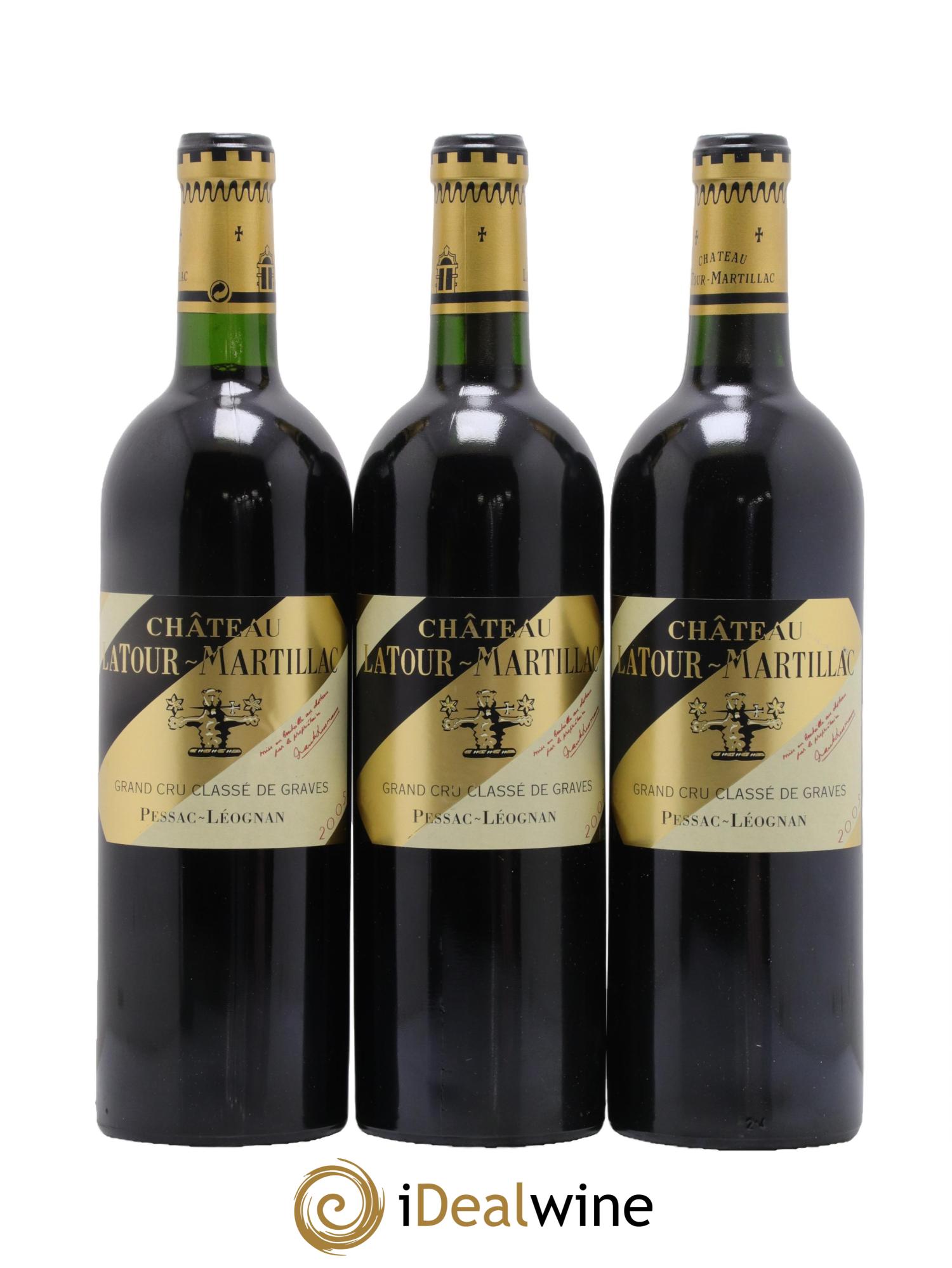 Château Latour-Martillac Cru Classé de Graves 2005 - Lot de 6 bouteilles - 2