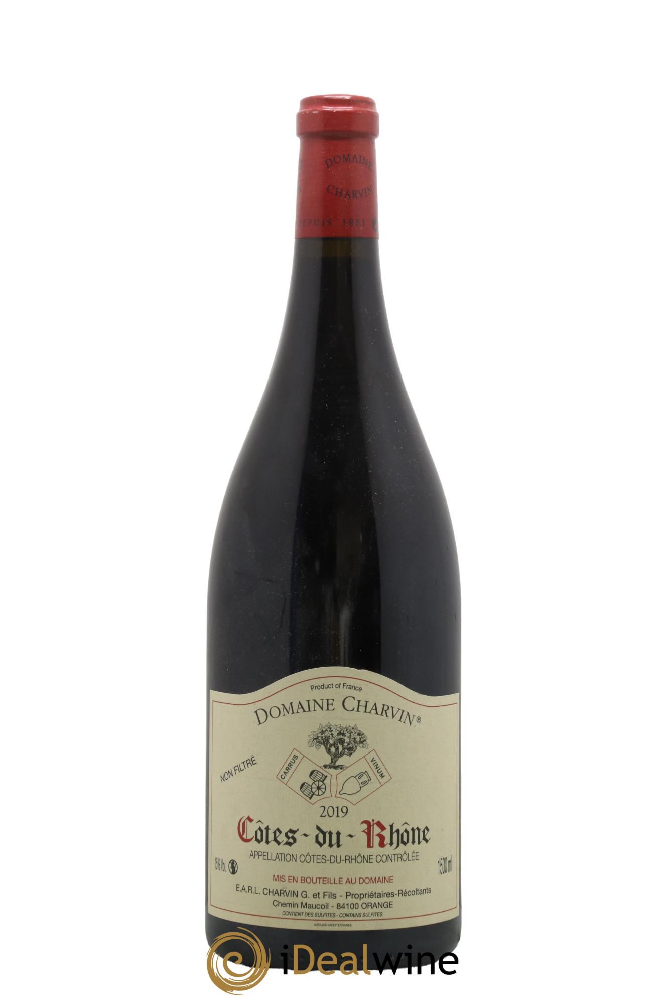 Côtes-du-Rhône Charvin (Domaine) 2019 - Lot de 1 magnum - 0