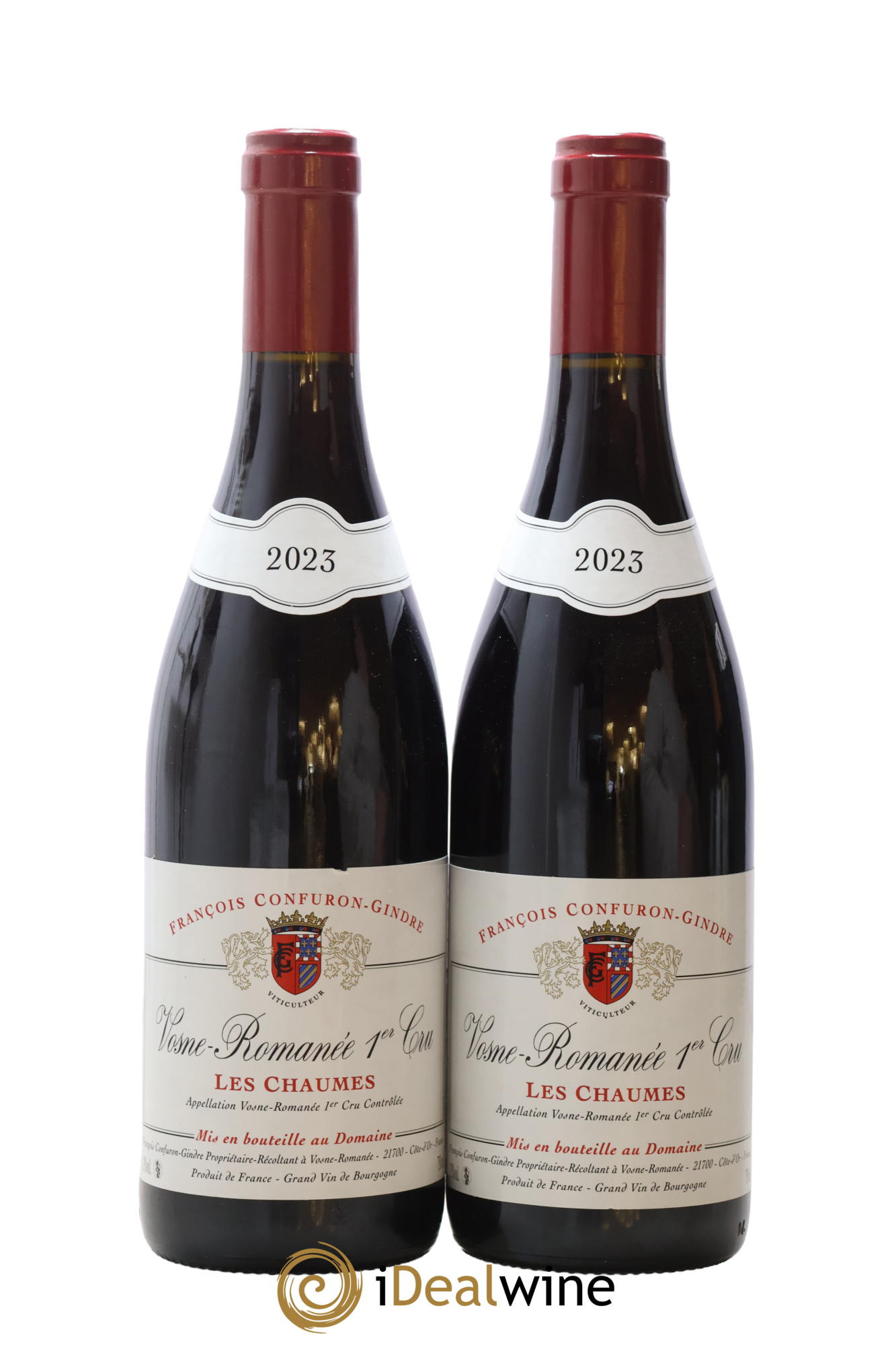 Vosne-Romanée 1er Cru Les Chaumes François Confuron-Gindre 2023 - Lot of 2 bottles - 0