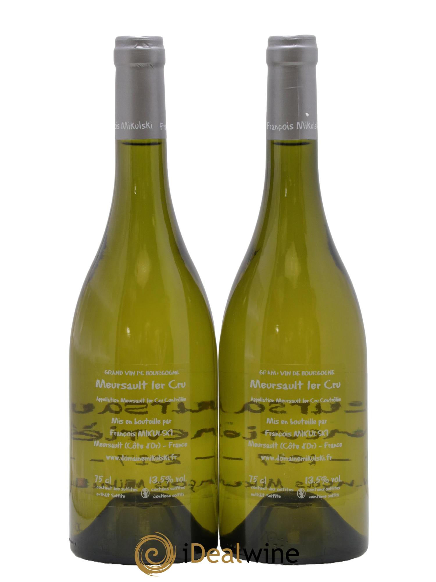Meursault 1er Cru Les Genevrières François Mikulski 2017 - Lot de 2 bouteilles - 1