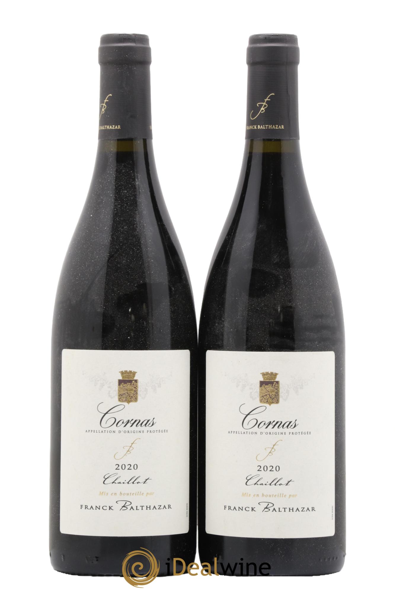 Cornas Chaillot Franck Balthazar (Domaine) 2020 - Lot de 2 bouteilles - 0