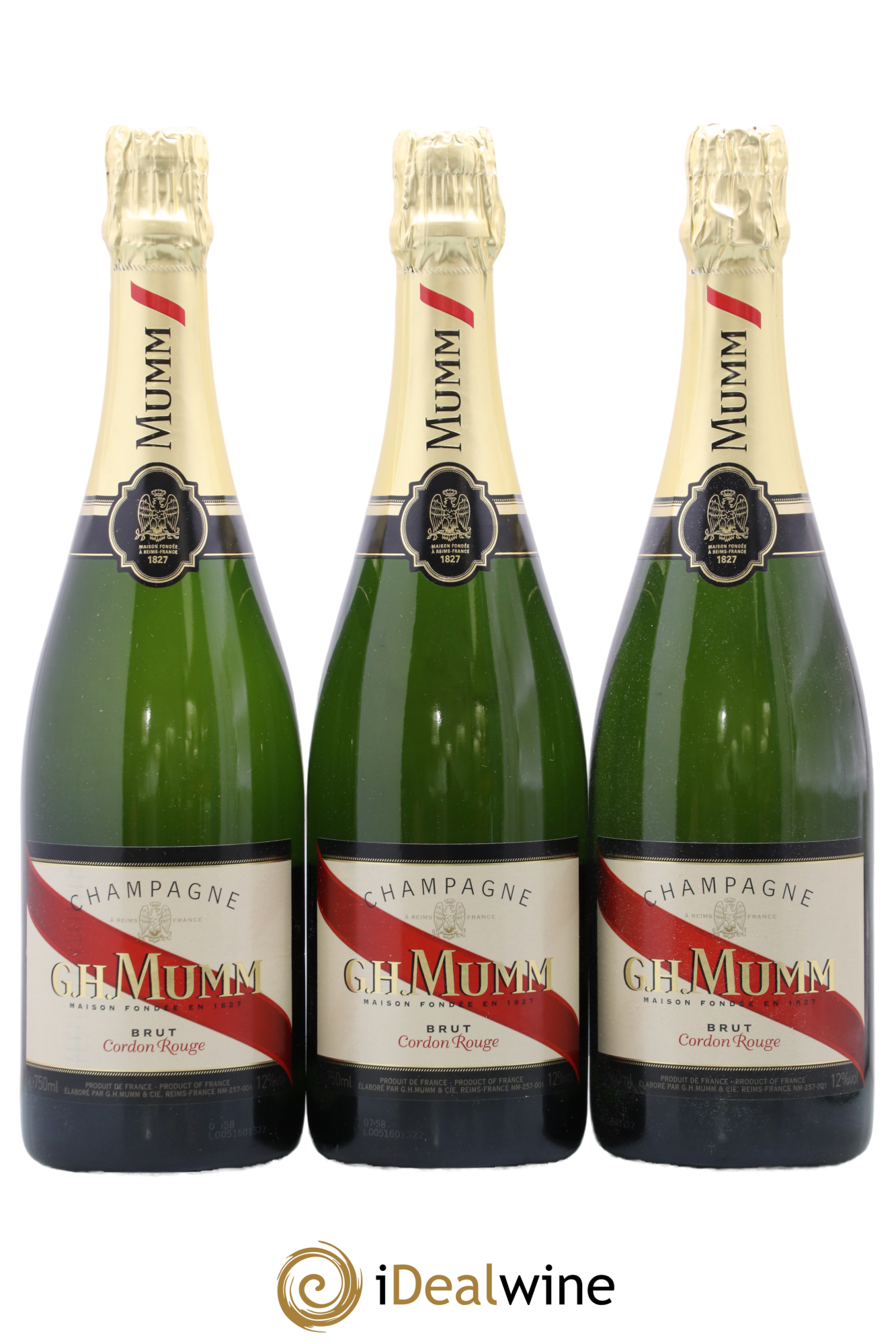 Cordon Rouge Mumm - Lot de 3 bouteilles - 0