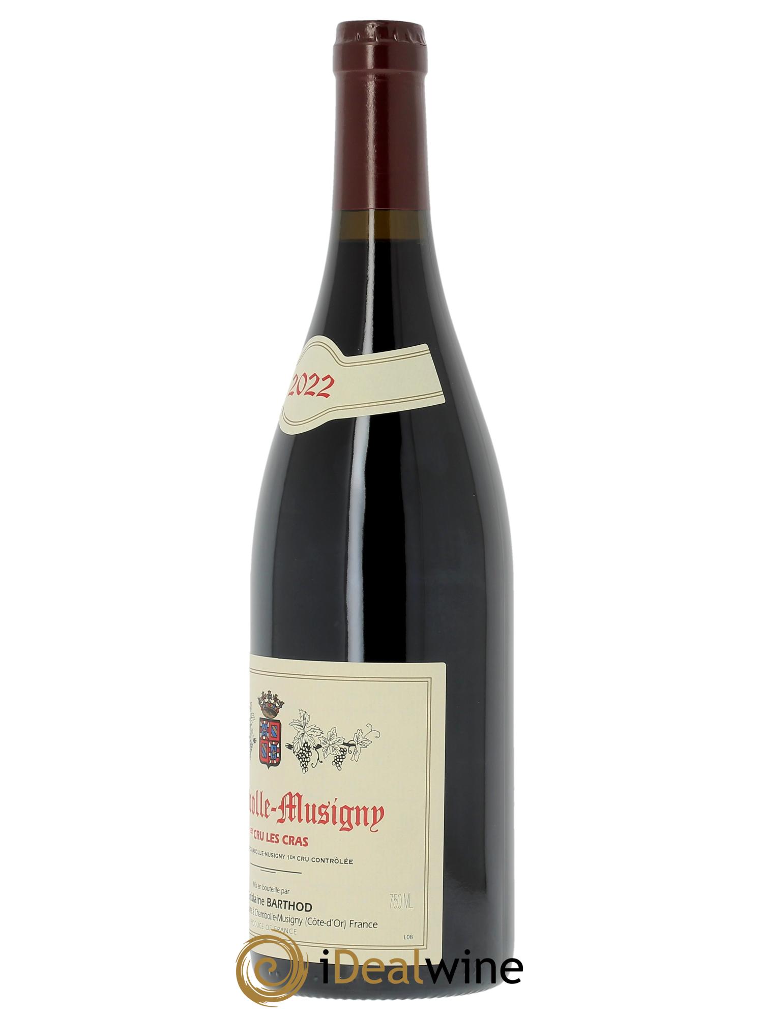 Chambolle-Musigny 1er Cru Les Cras Ghislaine Barthod 2022 - Lot de 1 bouteille - 1