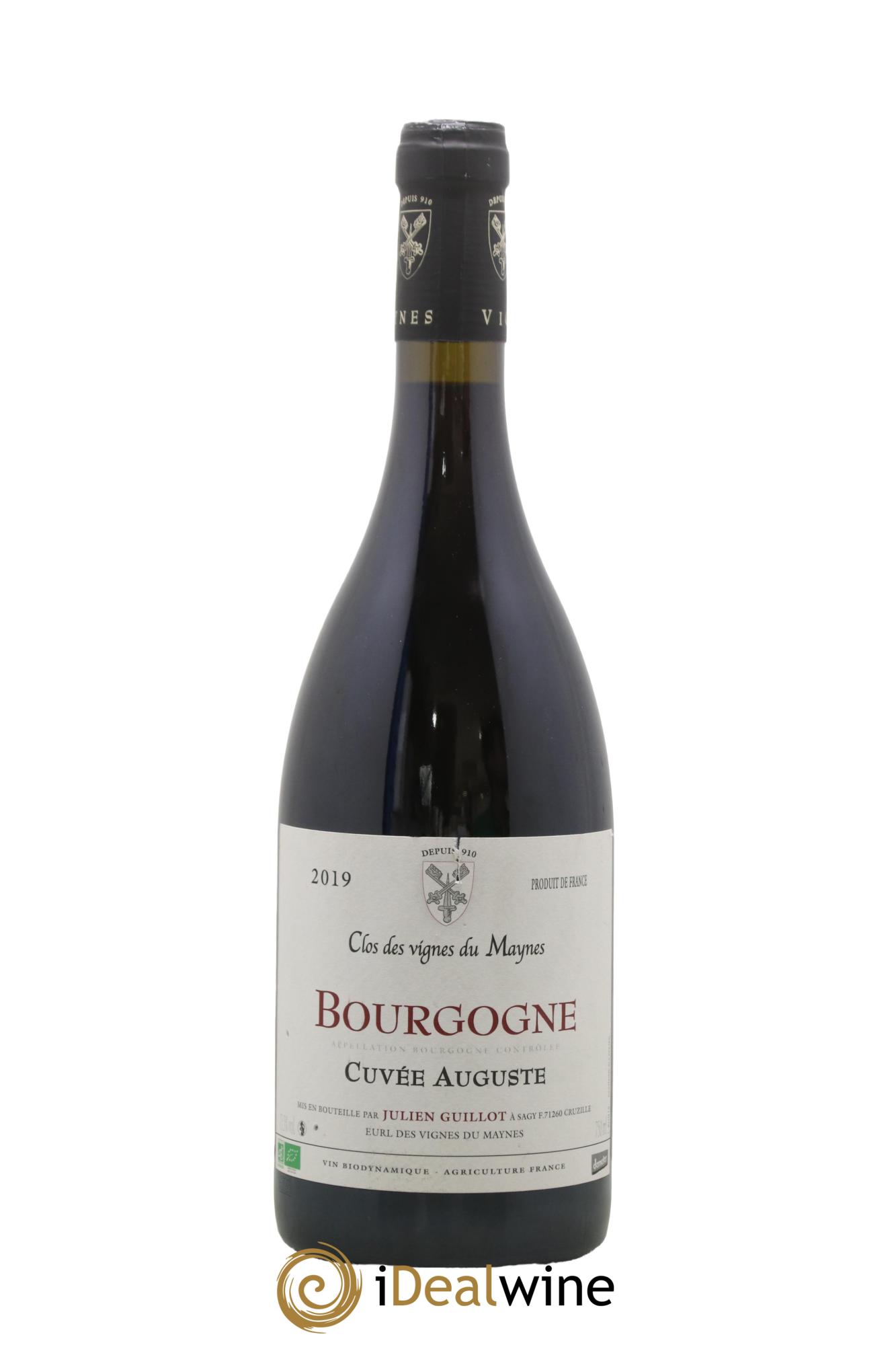 Bourgogne Cuvée Auguste Les Vignes du Maynes 2019 - Lot de 1 bouteille - 0