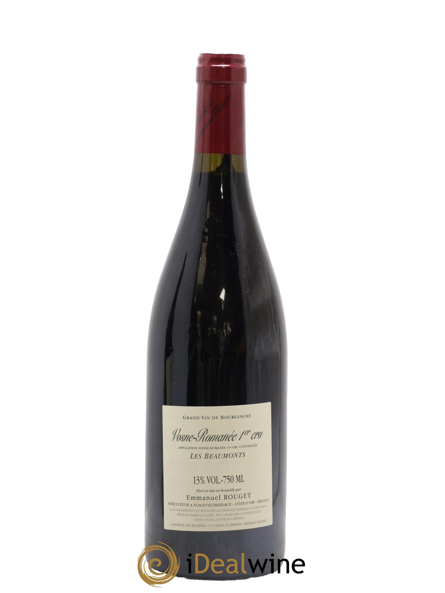 Vosne-Romanée 1er Cru Les Beaumonts Emmanuel Rouget 2021 - Lot of 1 bottle - 1