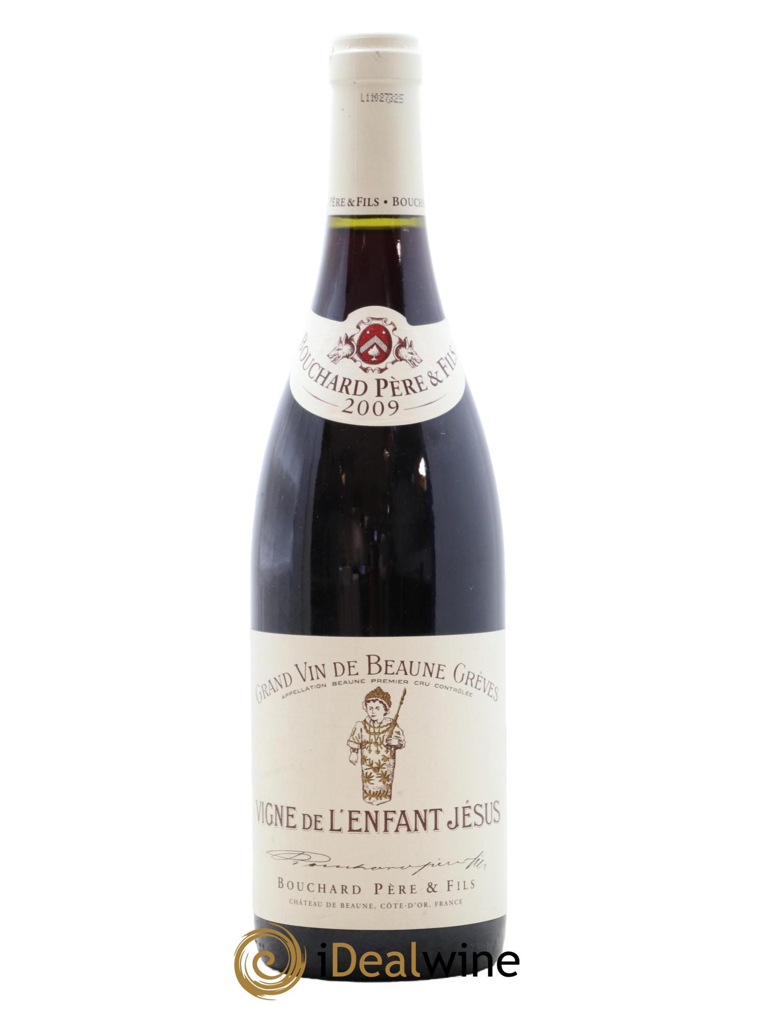 Beaune 1er Cru Grèves - Vigne de l'Enfant Jésus Bouchard Père & Fils 2009 - Lot de 1 bouteille - 0