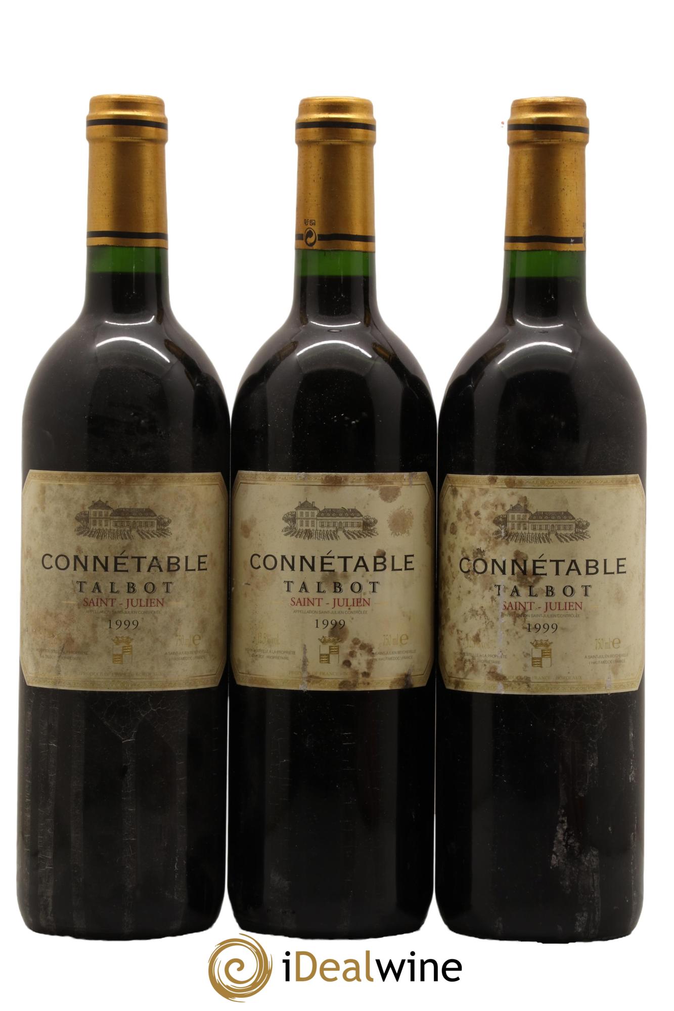 Connétable de Talbot Second Vin 1999 - Lot de 3 bouteilles - 0