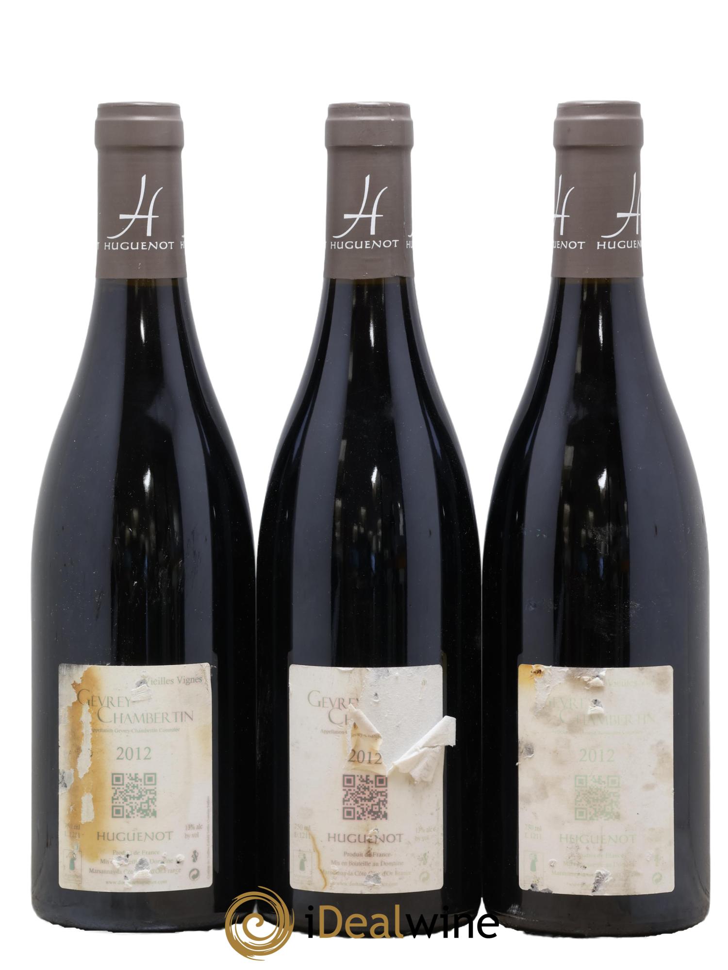Gevrey-Chambertin Vieilles Vignes Huguenot 2012 - Posten von 3 Flaschen - 1