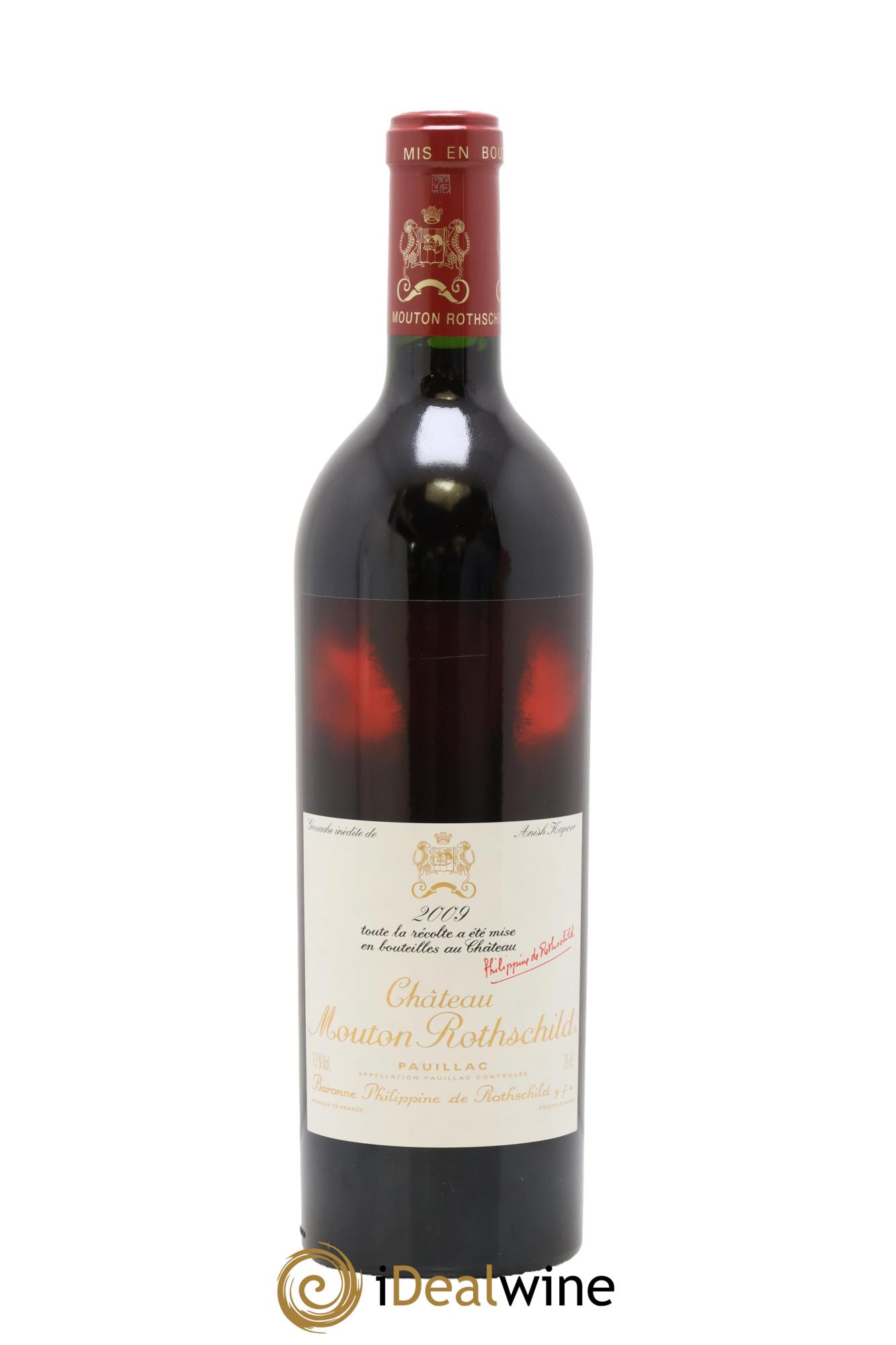 Château Mouton Rothschild 1er Grand Cru Classé 2009 - Lot de 1 bouteille - 0