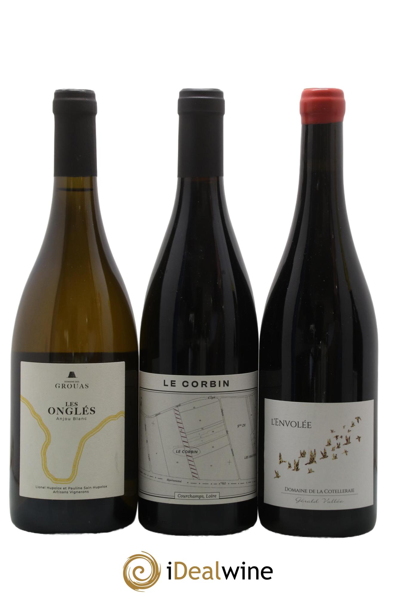 Assortiment de vins d'Anjou noir - Saumur - Bourgueil N°4 - Lot of 6 bottles - 2