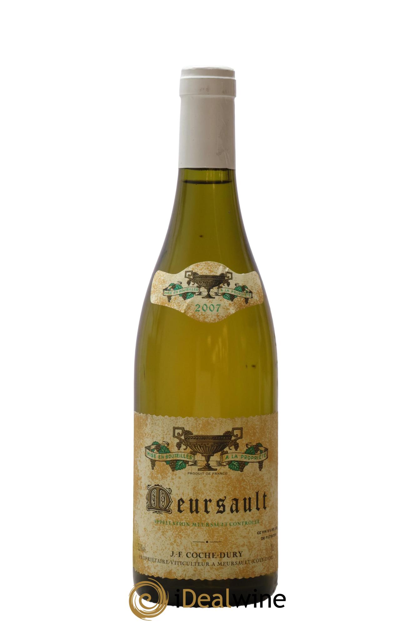 Meursault Coche Dury (Domaine) 2007 - Lot de 1 bouteille - 0